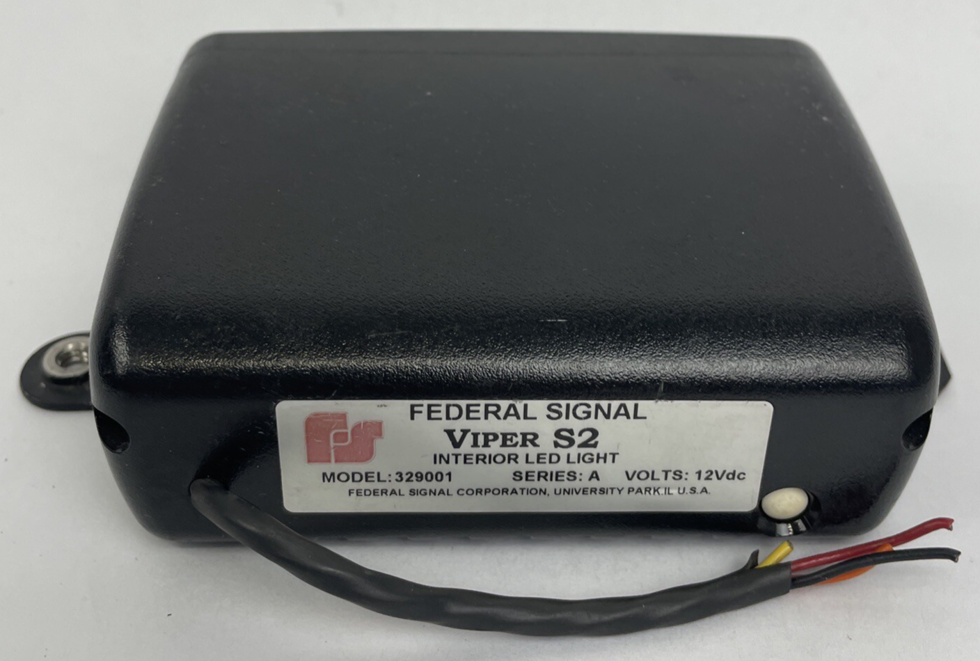 Federal Signal Viper S2 329001 interior LED warning light 12V DC