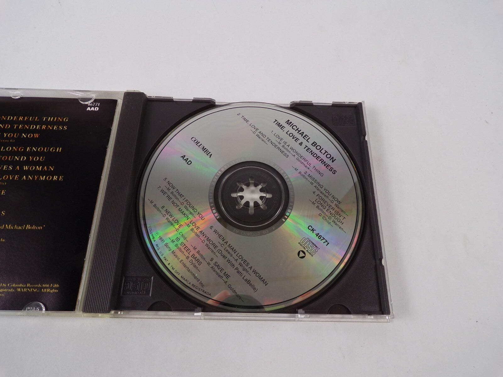 Michael Bolton Time Love & Tenderness Love Is A Wonderful Thing Time, Love CD#46