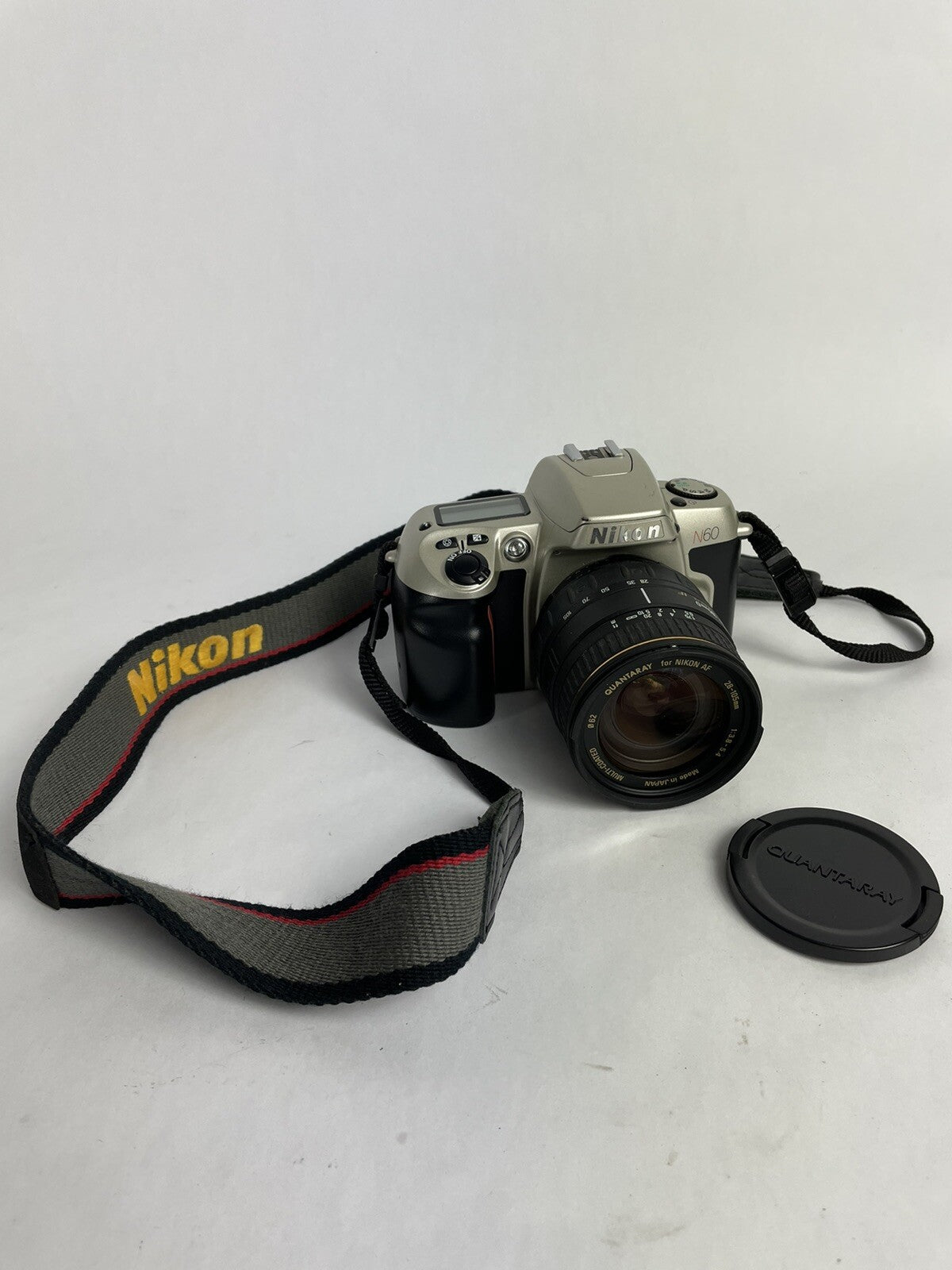 Nikon N60 35mm SLR Camera and Original Quantarary 28-10 5mm lens