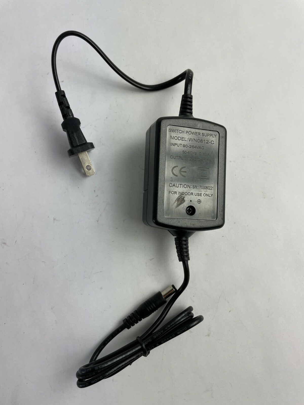 Genuine AC Adapter WN0812-C Output 12 V 1 A Power Supply Adapter A86