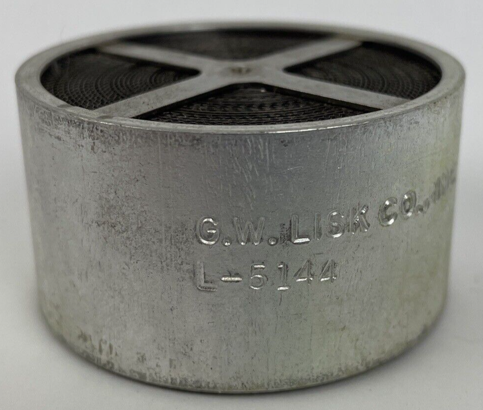 OEM G W LISK COMPANY INC. - L - 5144 - Flame Arrestor / Breather / Vent Plug NEW