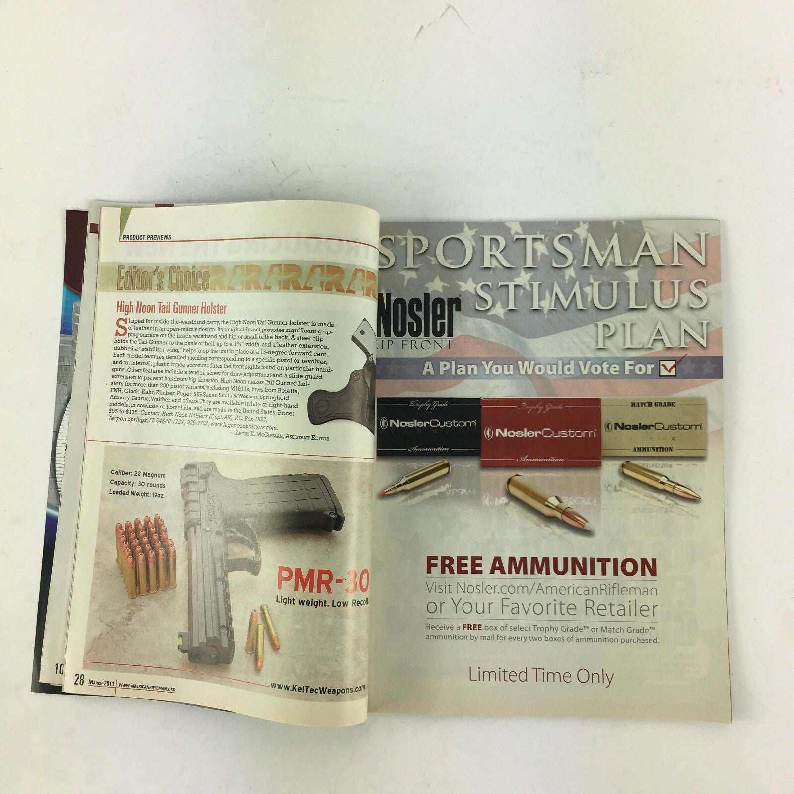 April 2008 American Rifleman Magazine New Guns & Gear 08 .327 Federal Magnum