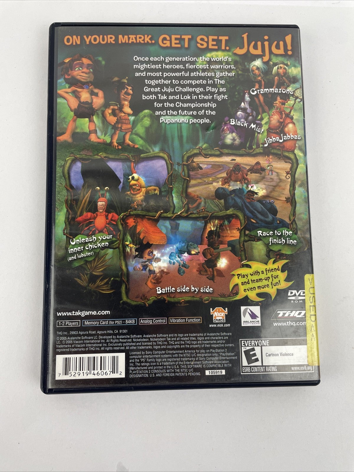 Sony Playstation 2 Tak " The Great Juju Challenge " PS2 CIB with Manual