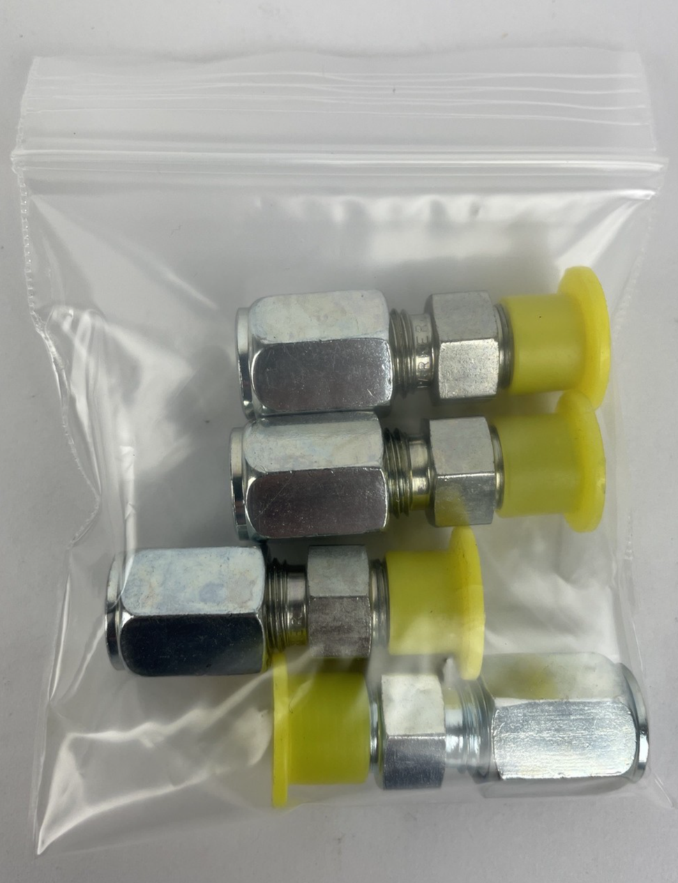 Lot of 4 Parker lot of 12 x OEM Parker 4BU Ferulok Adapter 4T 2MP - LOOK