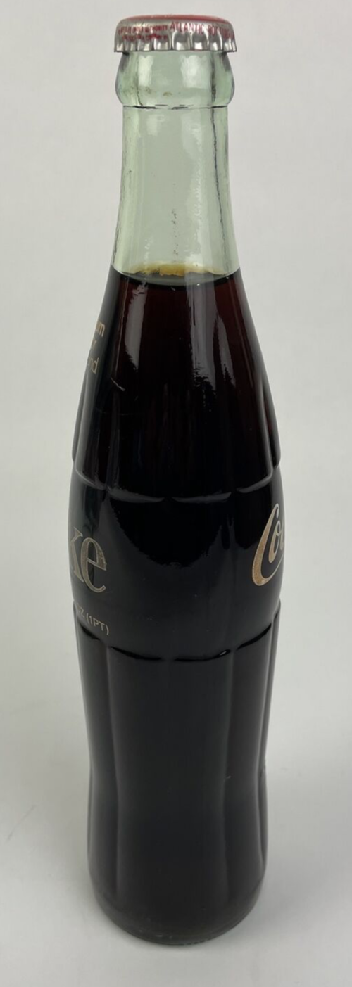 1 Vintage Full Coca Cola Classic 16 Oz Bottle - Washington PA. Cameron Bottling