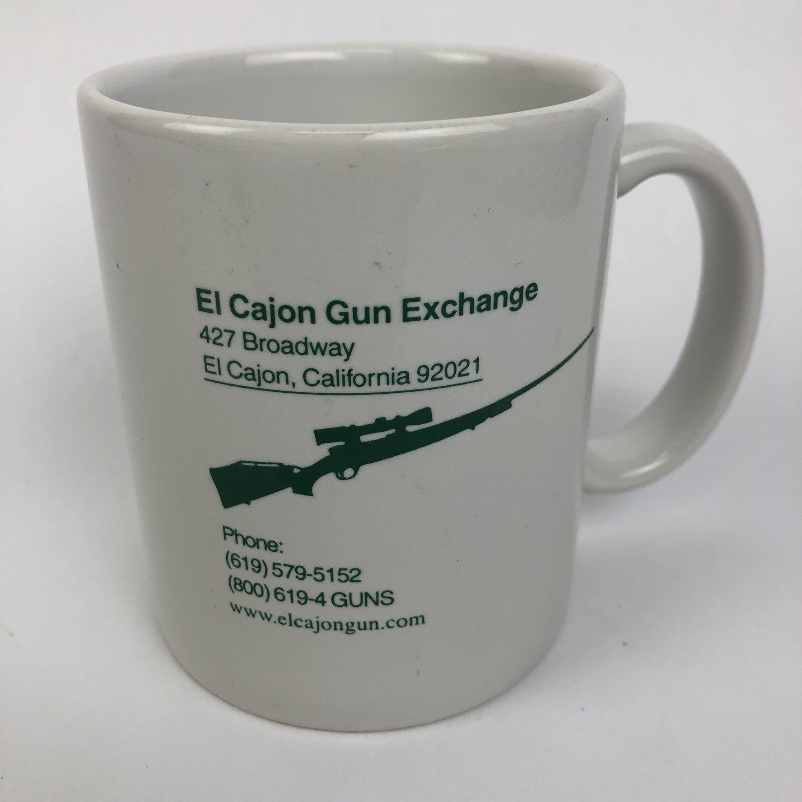 El Cajon Ca. Gun Exchange Coffee Mug USA Its the Repeating Criminal Not the Gun