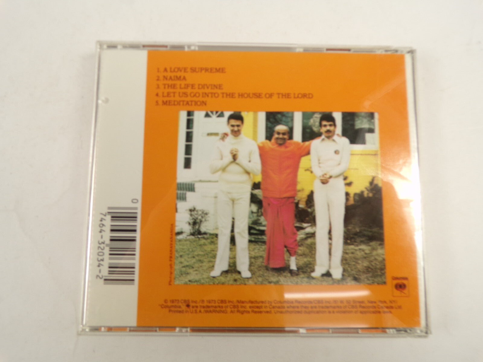 Santana Mclaughlin Love Devotion Surrender Naima Meditation CD#48