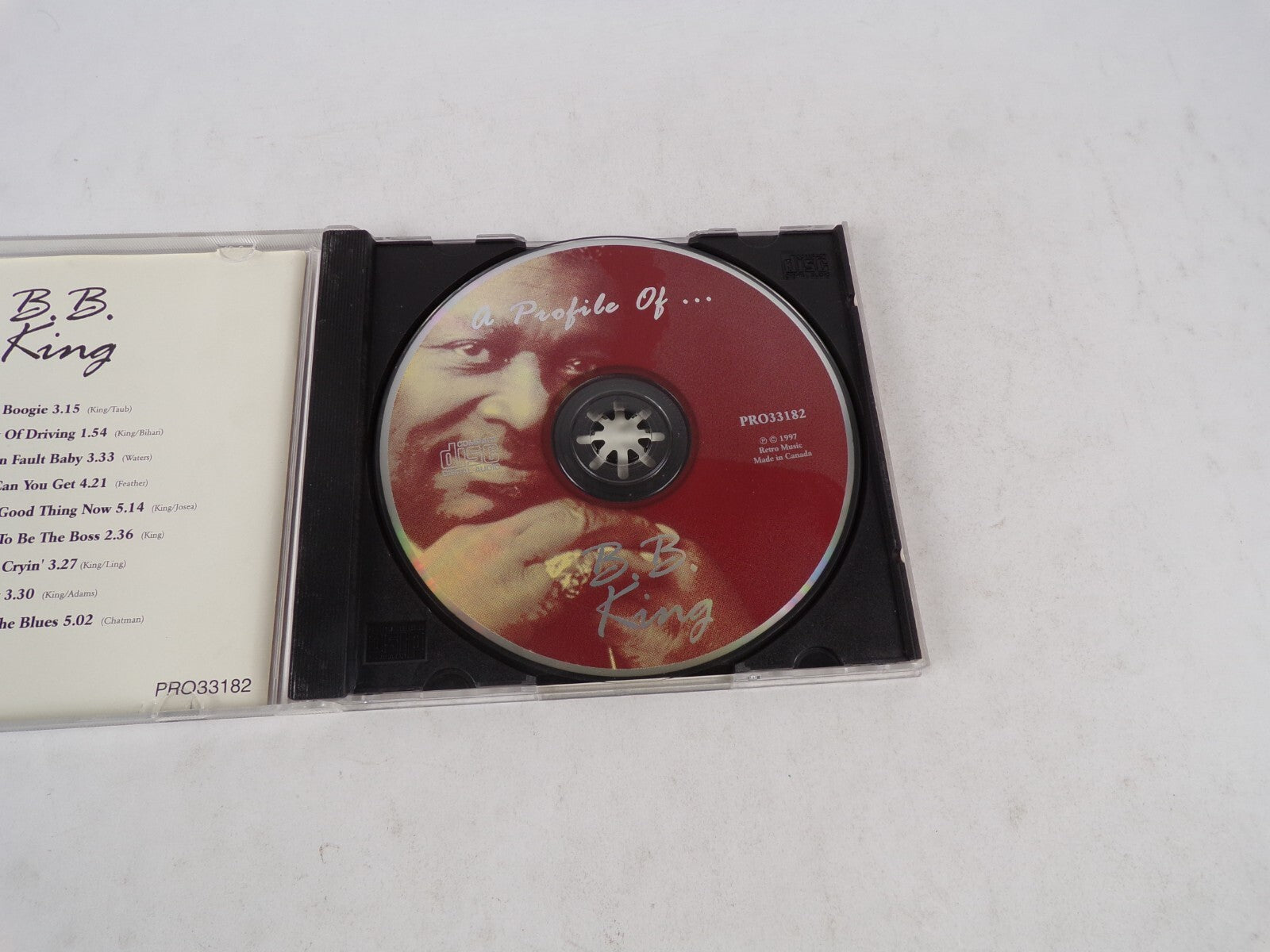 B.B.King B.B.Boogie How Blue Can You Get It's My Own Fault Baby A New Way OCD#31