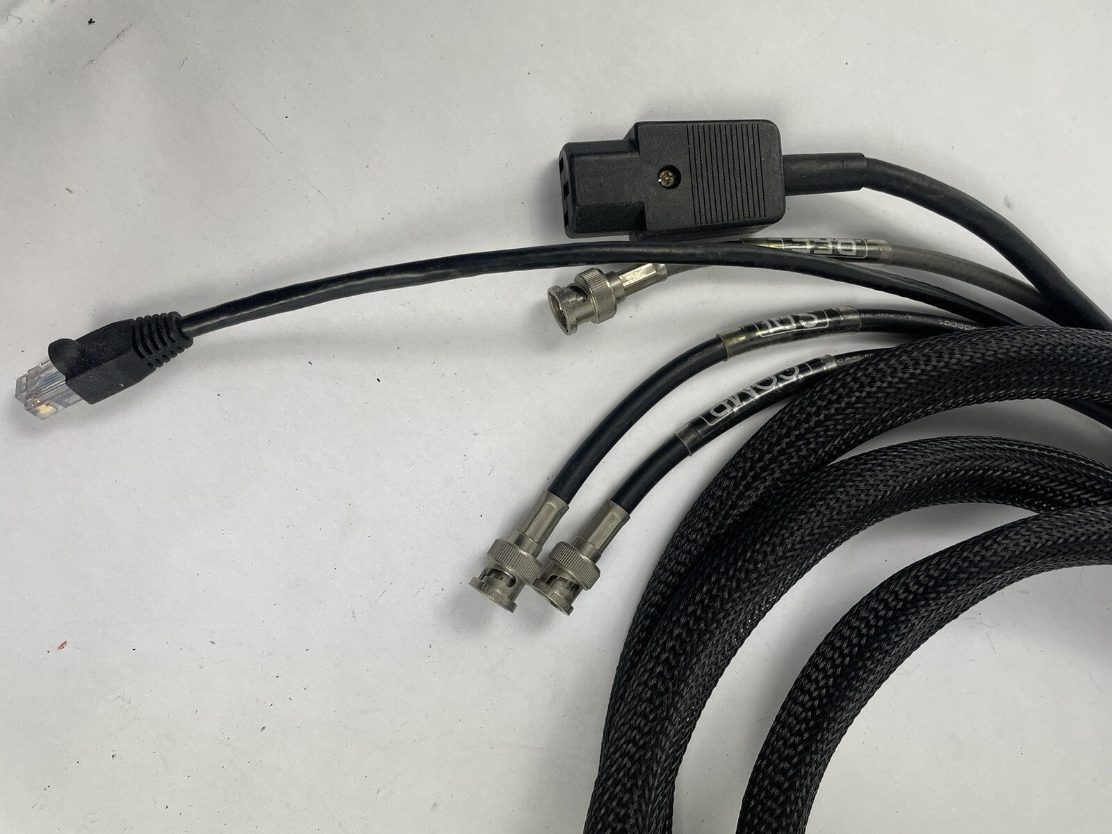 Breakout box Audio Snake 4 inputs Neutrik powerCON 20A EtherCon RJ45 BNC #B