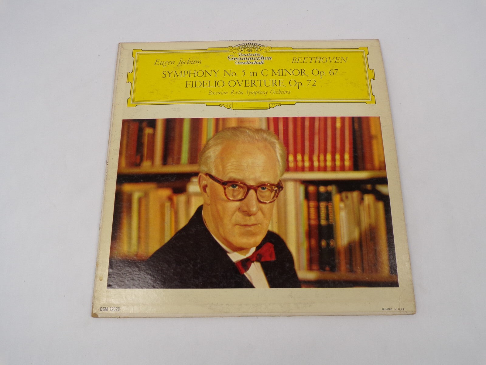 Symphony No.5 In C Minor Fidelio Overture Eugen Jocbum Beethoven Vinyl Record