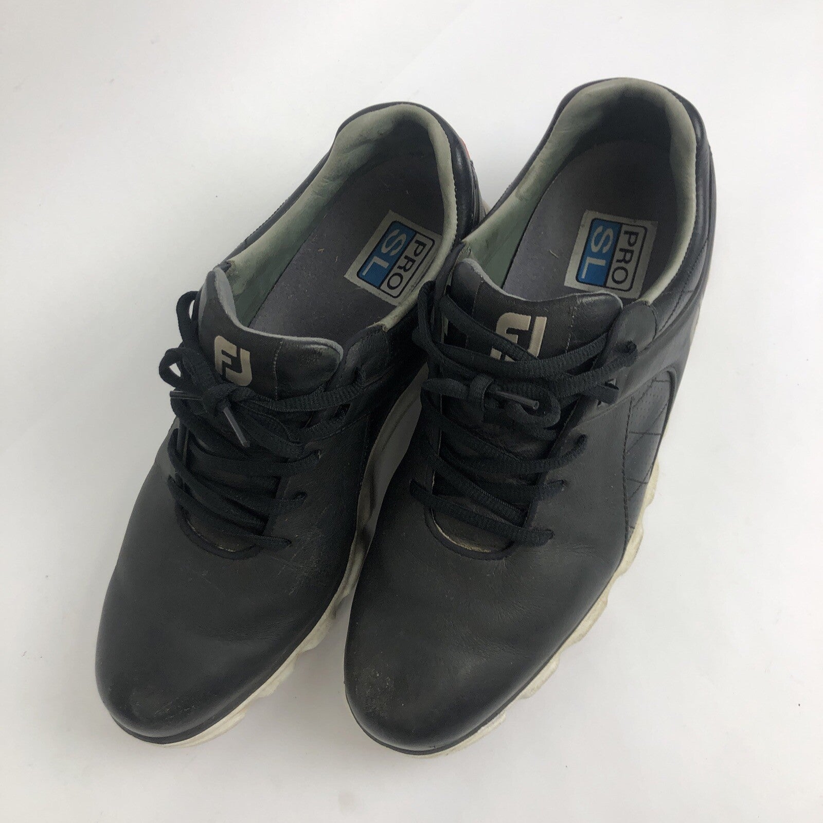 FootJoy Pro SL spikeless black leather golf shoes men size 10M model 53594