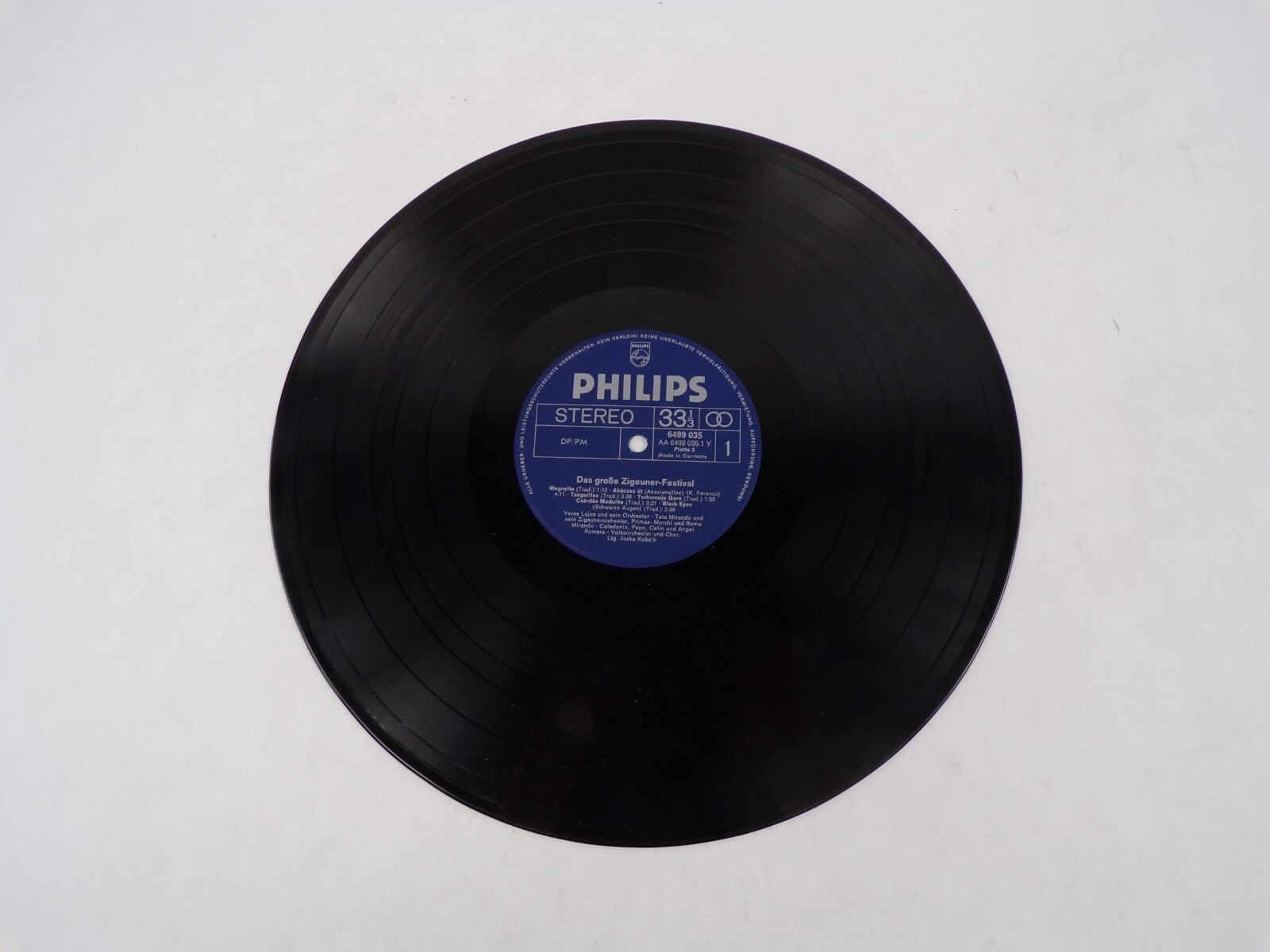 Das Grobe Zigeuner Festival Megnyito Black Eyes Tanguillos Akaczos Vinyl Record