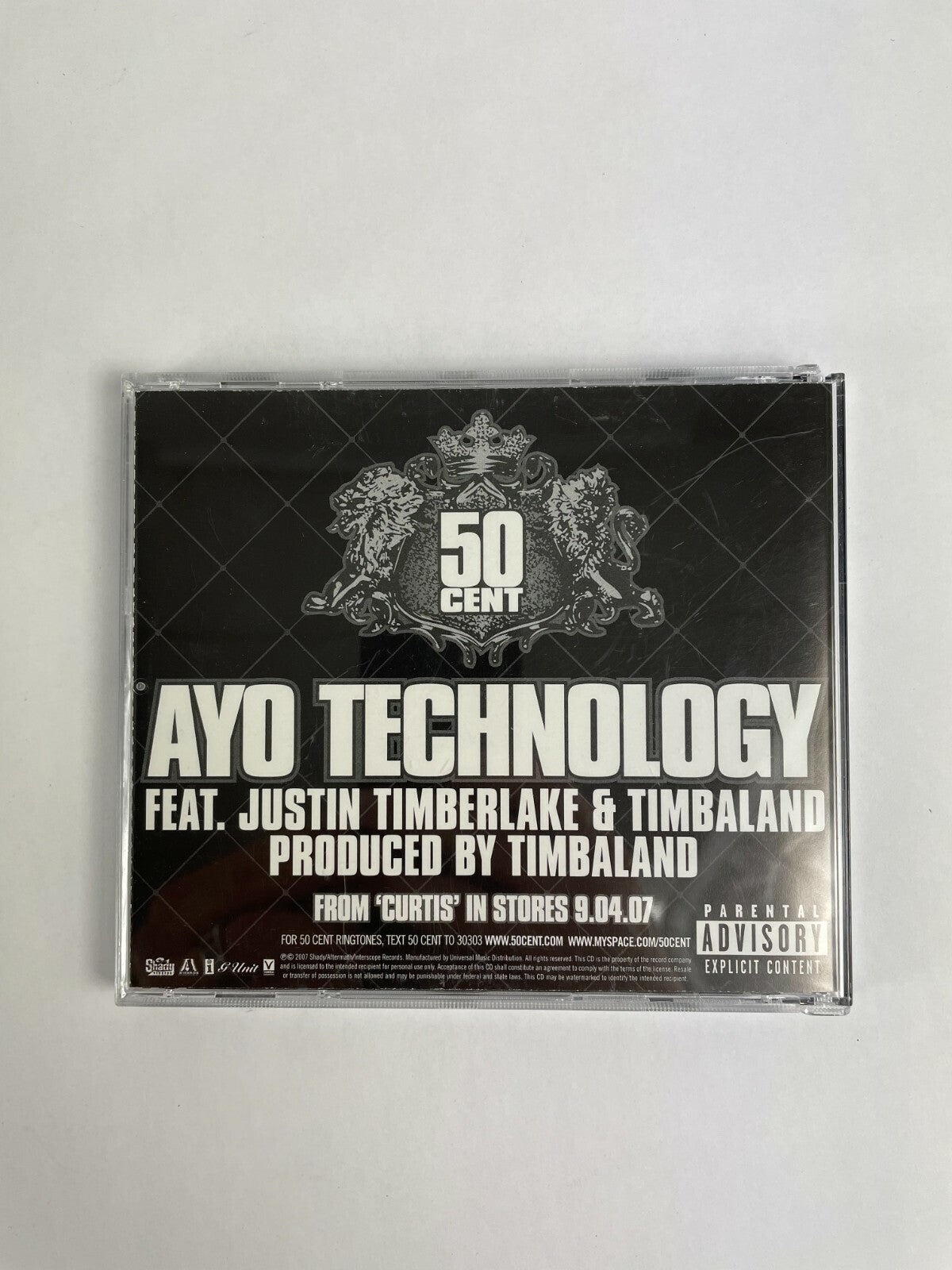 50 Cent Ayo Technology Feat.Justin Timberlake&Timbaland Disc Q11