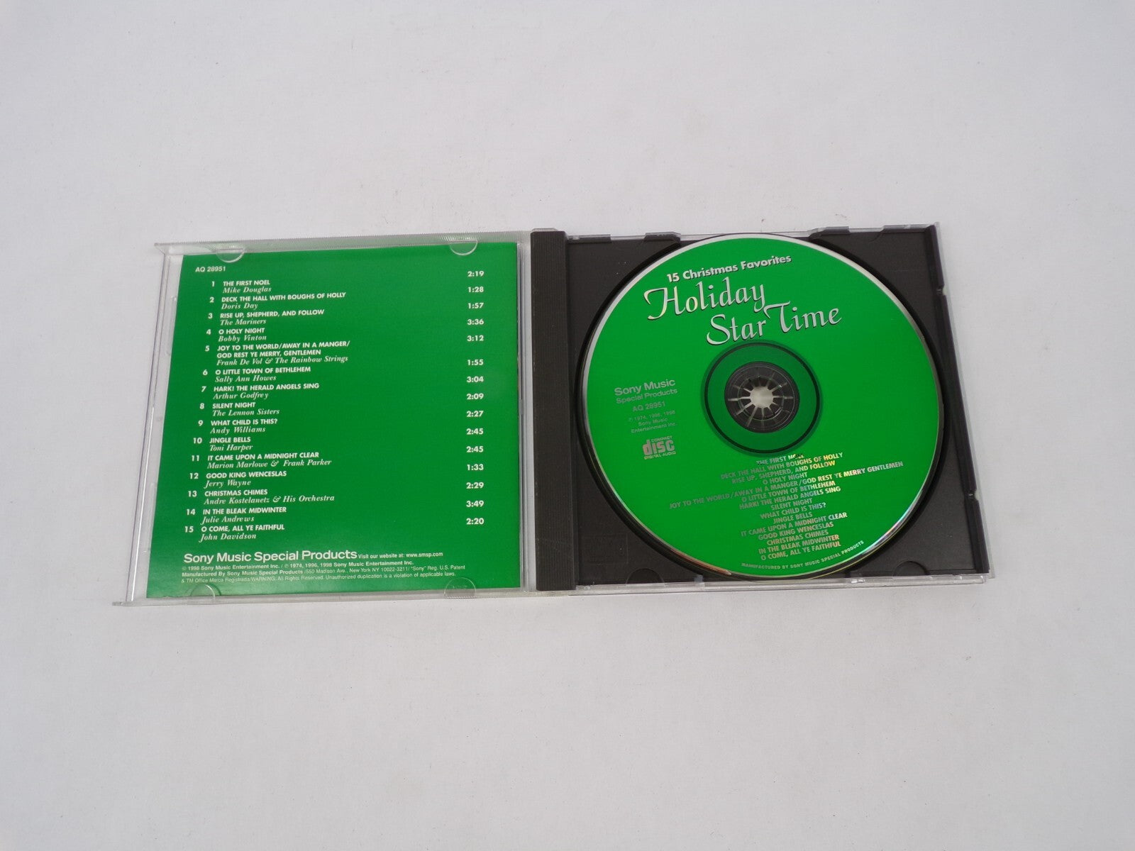 Holiday Star Time Deck The Hall With Boughs Of Holly Jingle Bells Good KingCD#63