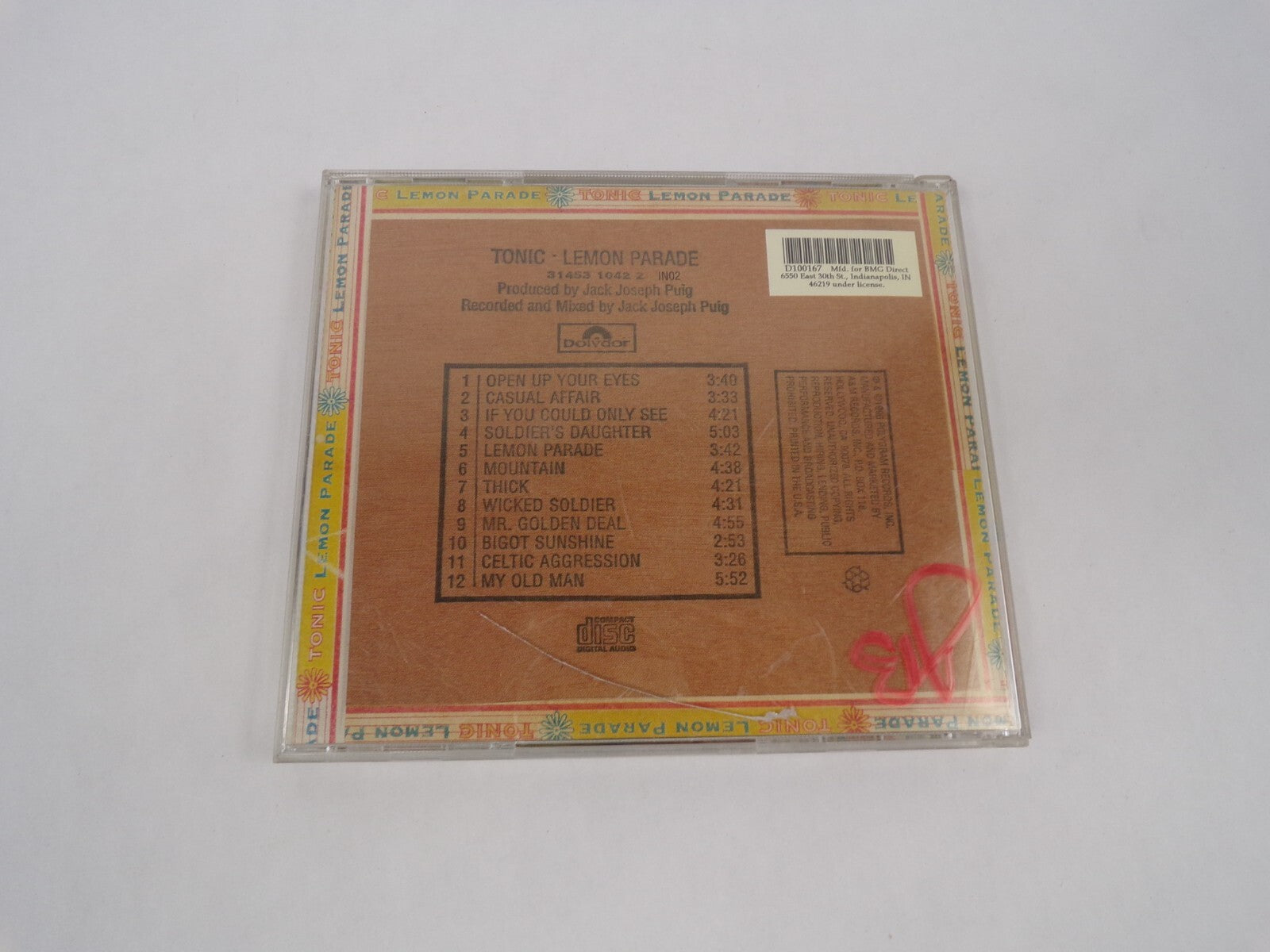 Lemon Parade Open Up Yours Eyes Casual Affair If You Could Only See CD#63