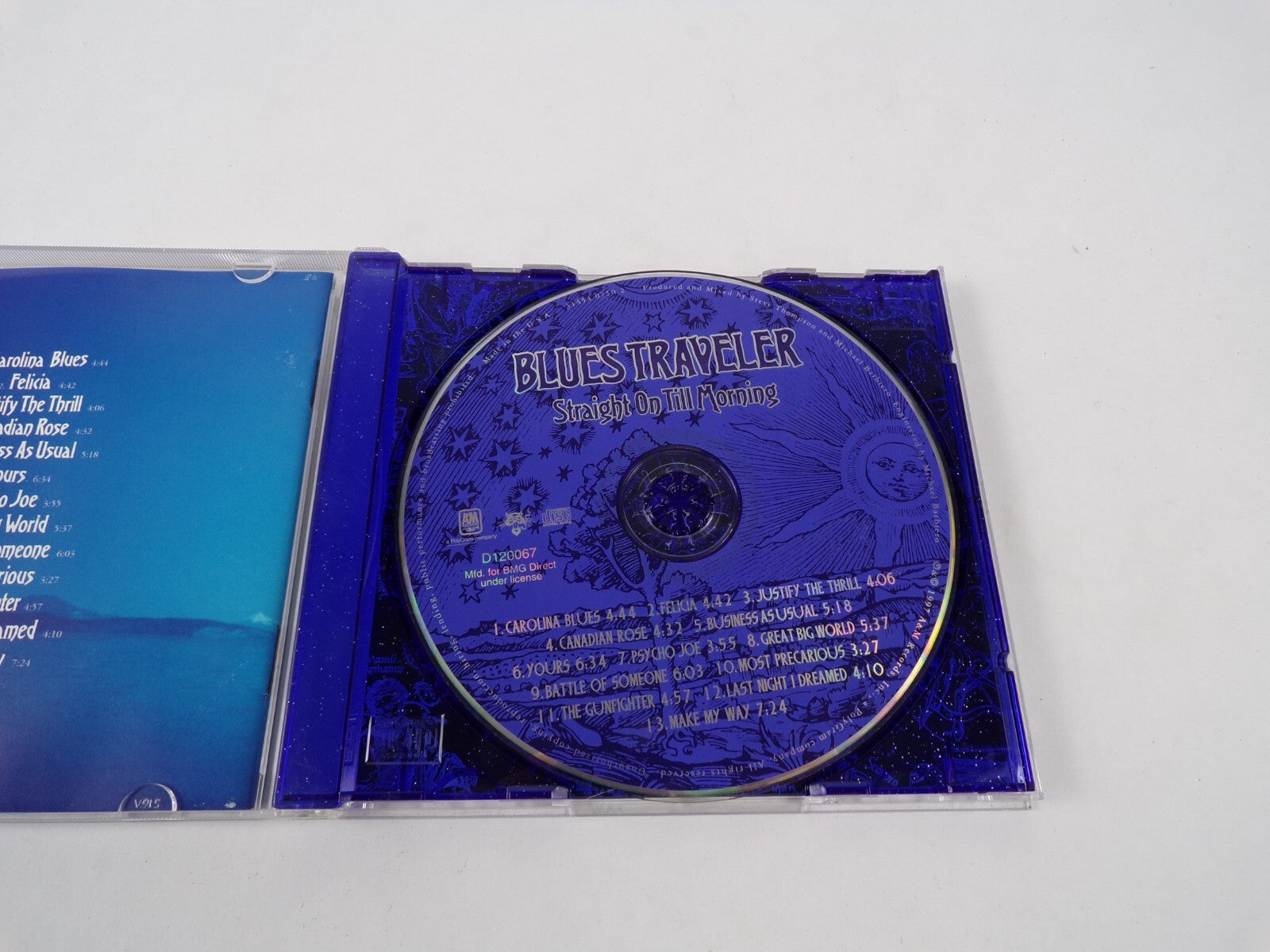 Blues Traveler Straight On Till Morning Carolina Blues Felicia Justify The CD#46