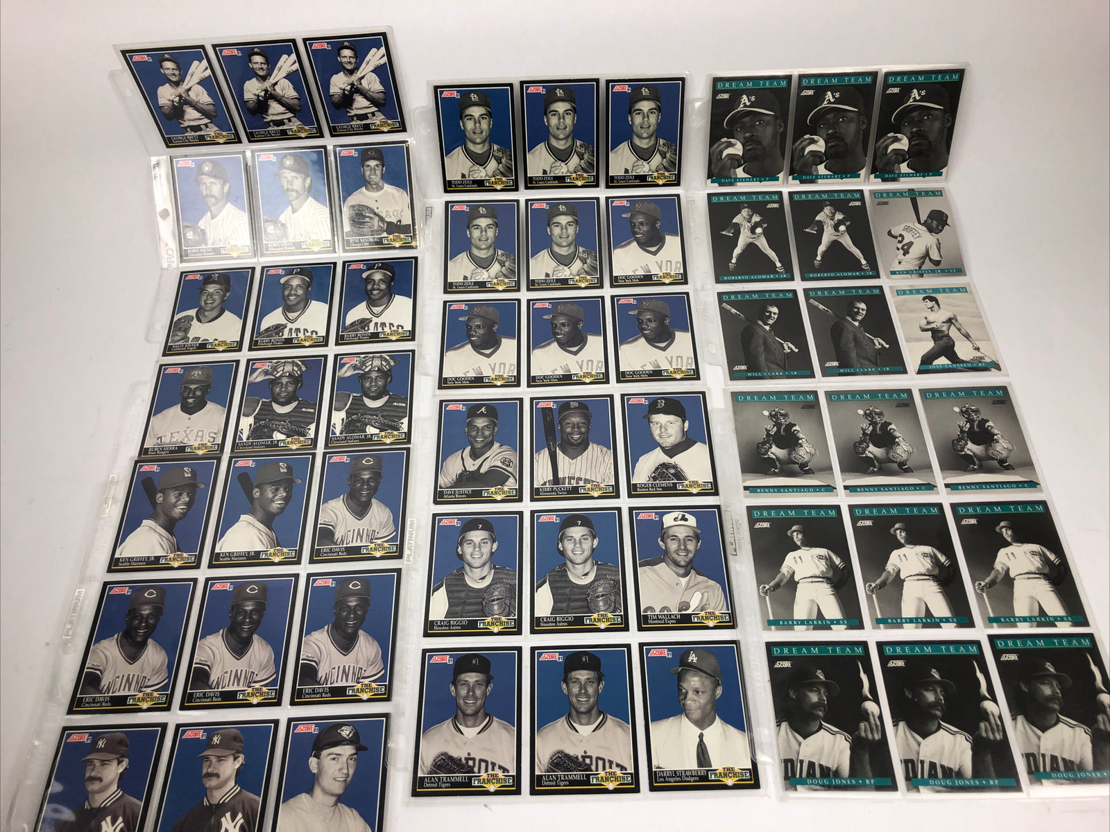 Score 1991 Lot of 300+ Baseball Cards Mint Condition Not Graded, See Images