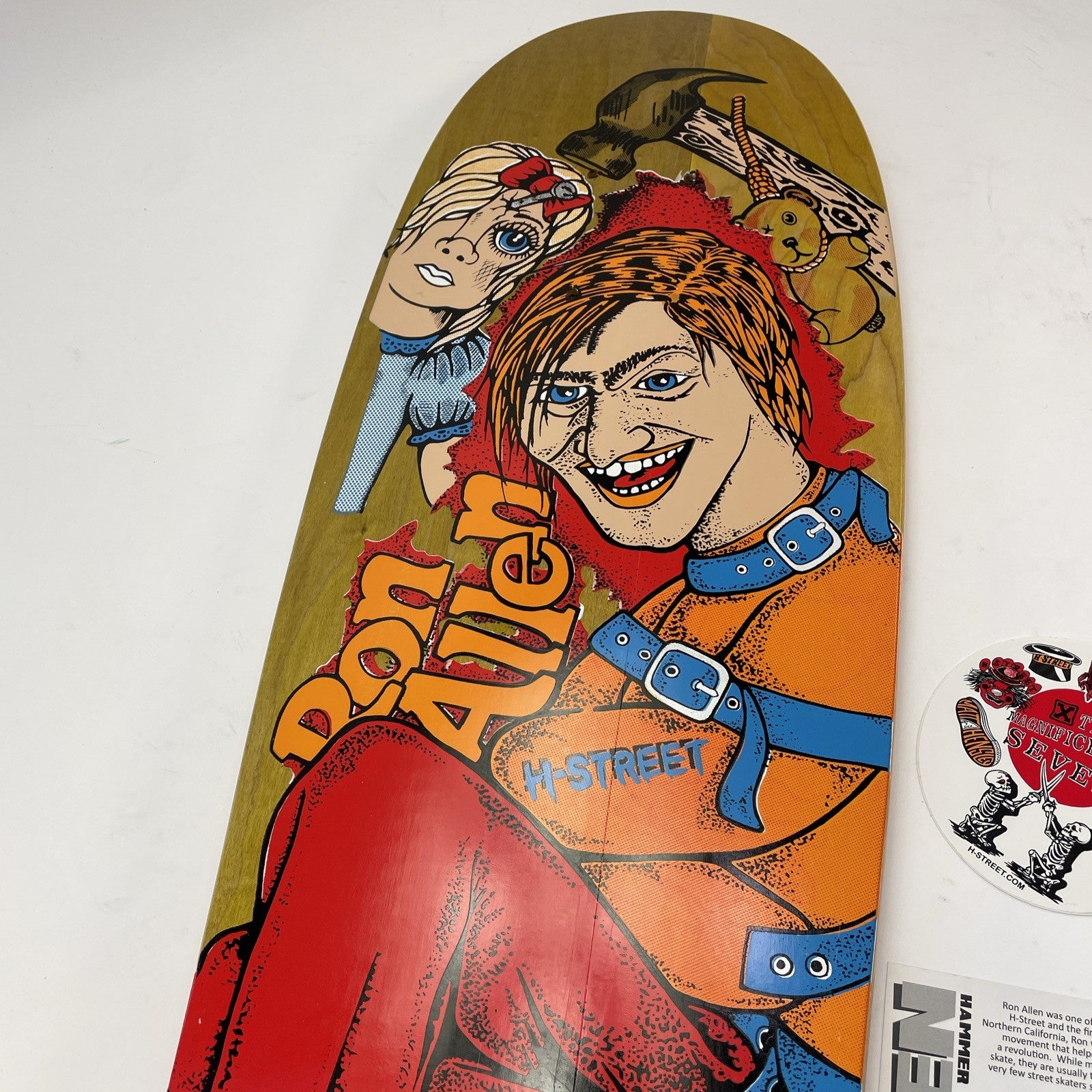 RON ALLEN "INSANE" RE-Issue Deck H-Street Skateboards Watson Laminates 16 / 166