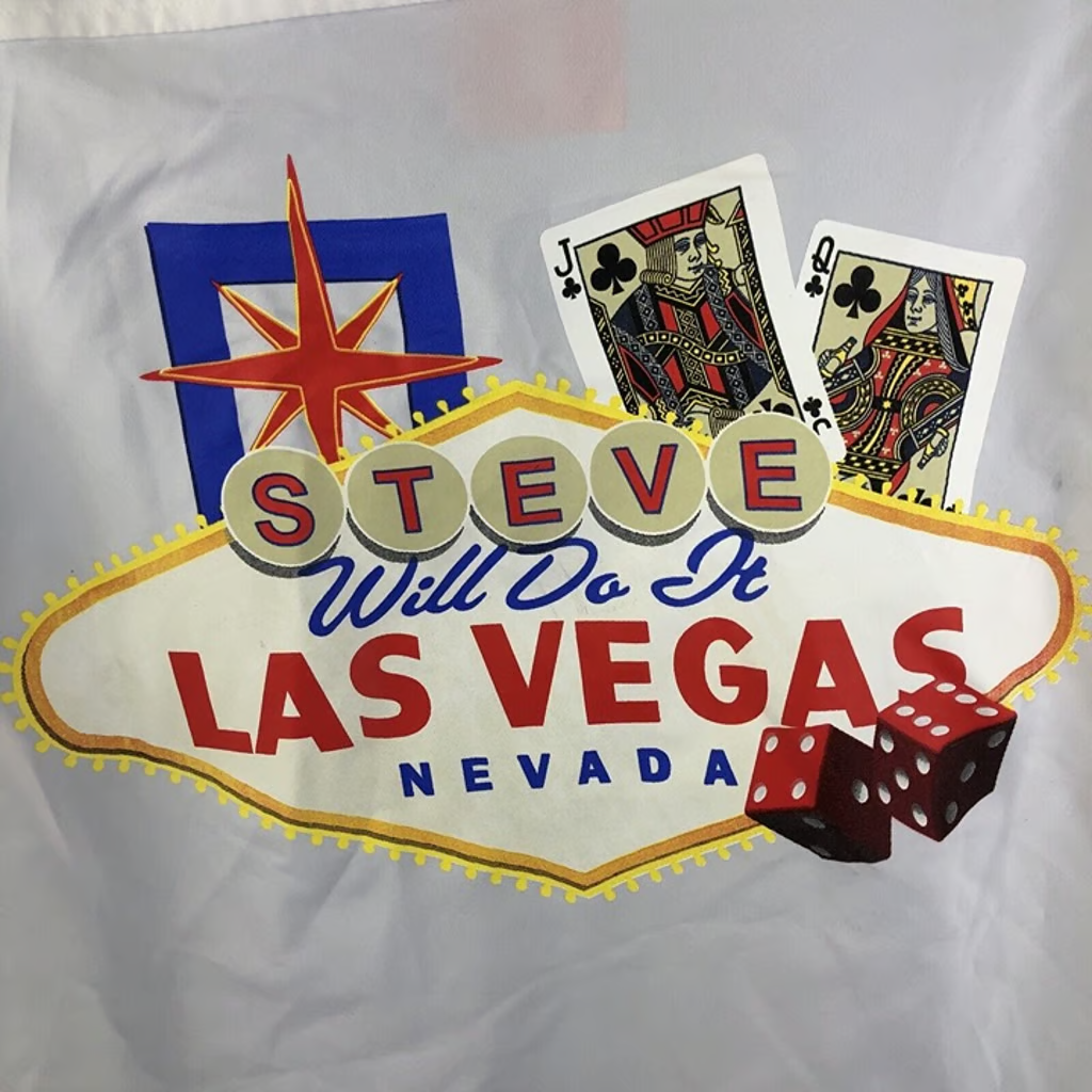 FULL SEND " Steve Will Do It " LIMITED EDITION Las Vegas Strip Button Up NWT M