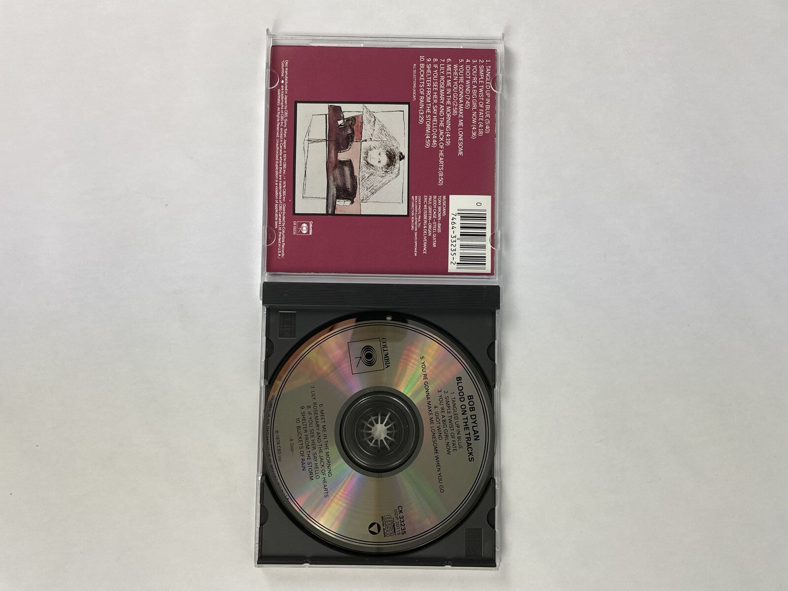 Bob Dylan - Blood on the Tracks Rock 1 Disc CD.     #7