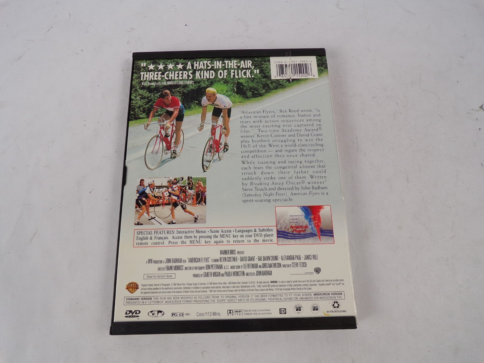 American Flyers Kevin Costner Rex Reed Wrote, "Is A Fine Mixture Of DVD Movies