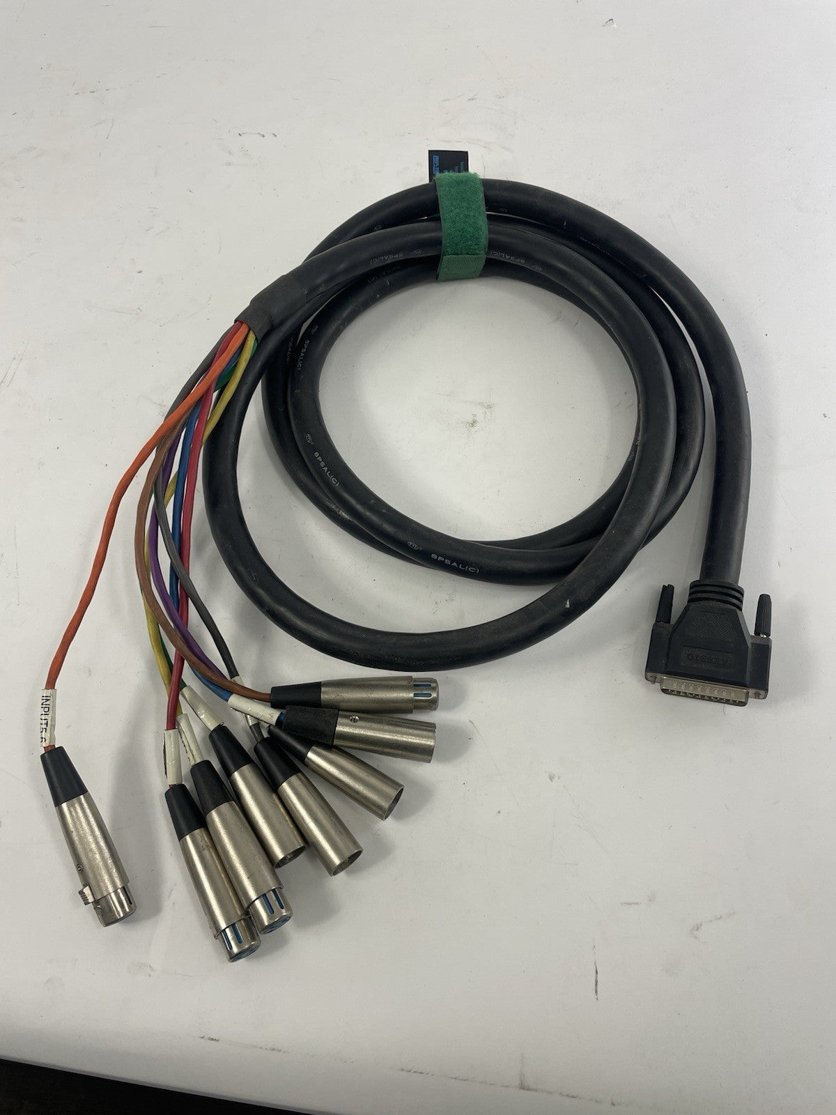 Wexler DB25 25-pin Analog D-Sub to 8 XLR3M Male FEMALE Breakout Snake 8 channel