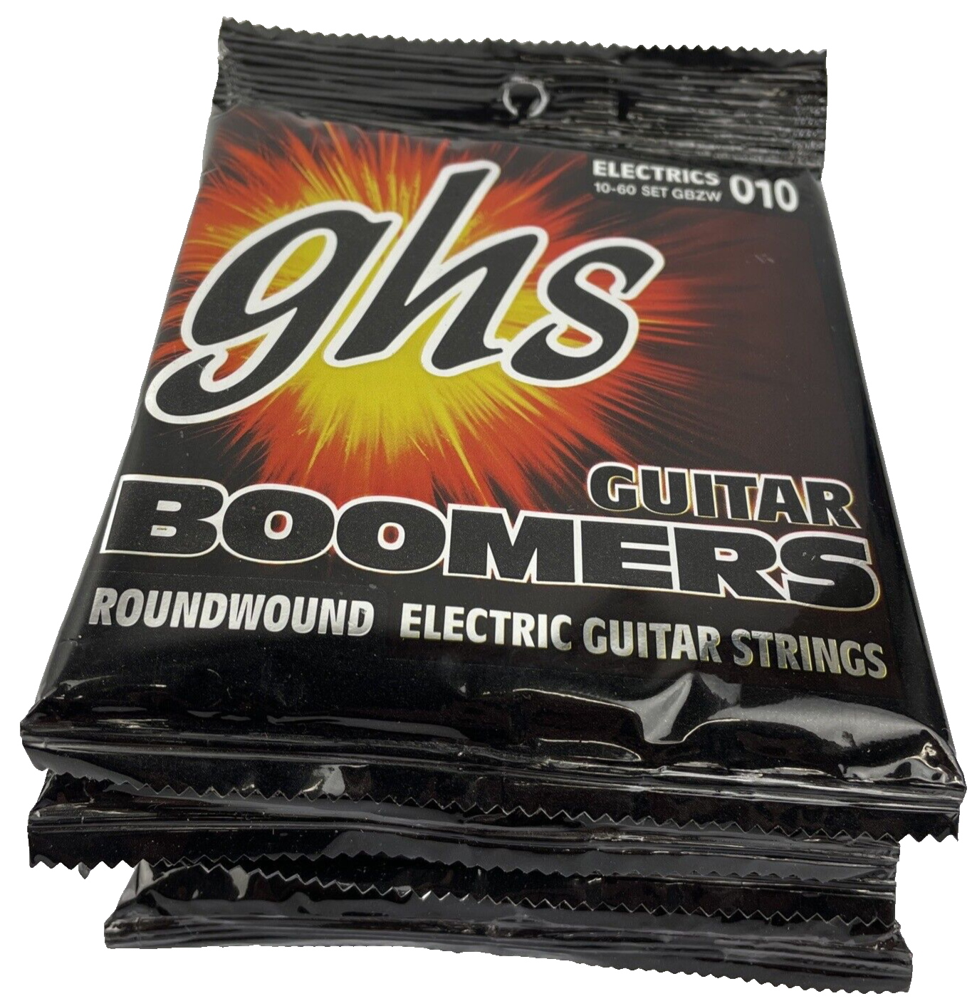 5 x Pack GHS GBZW Boomers Zakk Wylde Roundwound Electric Guitar Strings (10-60)