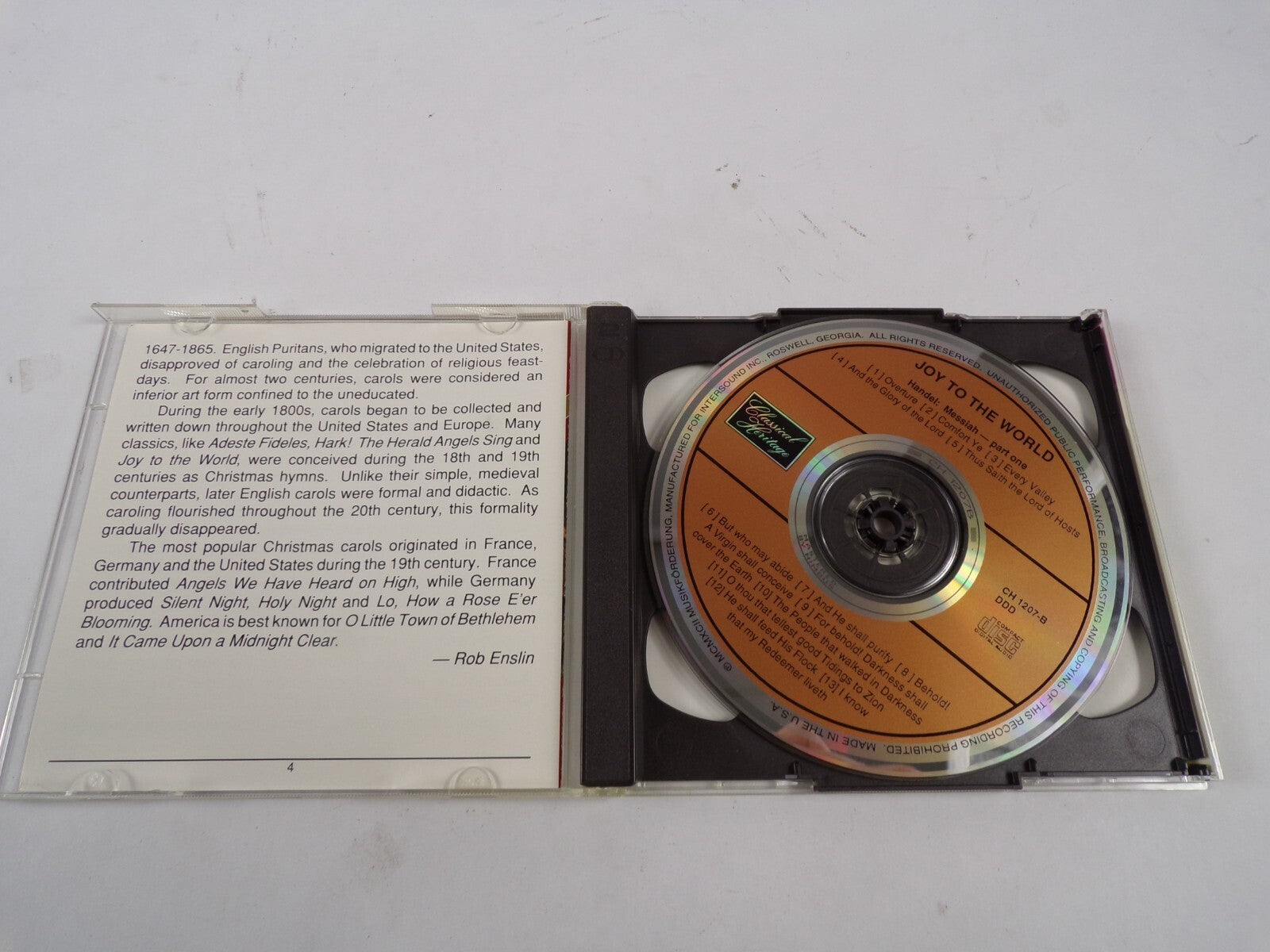 Sorround Sound Joy To The World Hamdel: The Messiah Overture - Comfort Ye CD#51