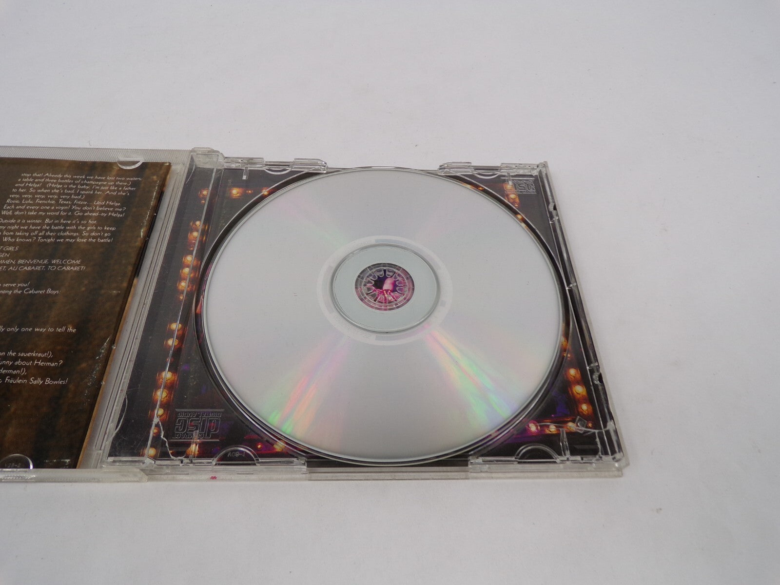 Cabaret The New Broadway Willkomen So What Dont Tell Mama Mein Herr Two CD#63