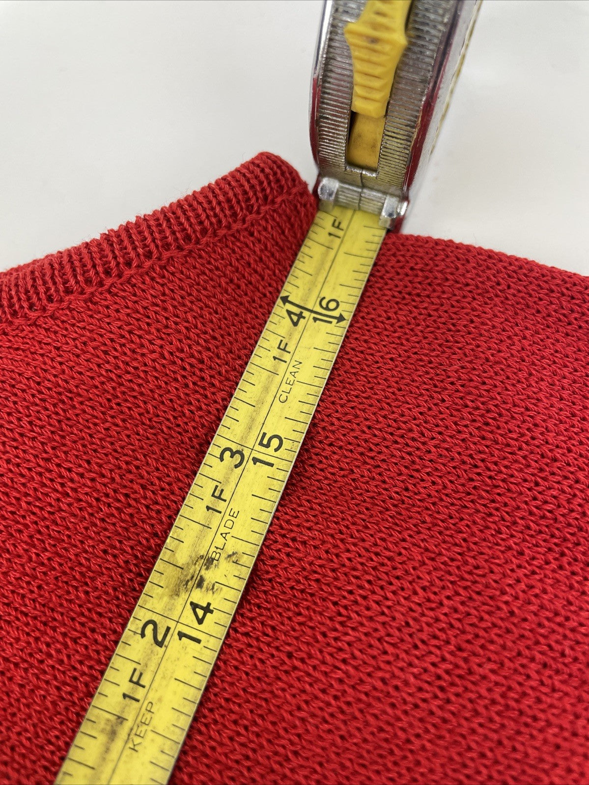 DONNA KARAN Knit Dress Solid Red Sleeveless Women's Size S Classic Style VGC