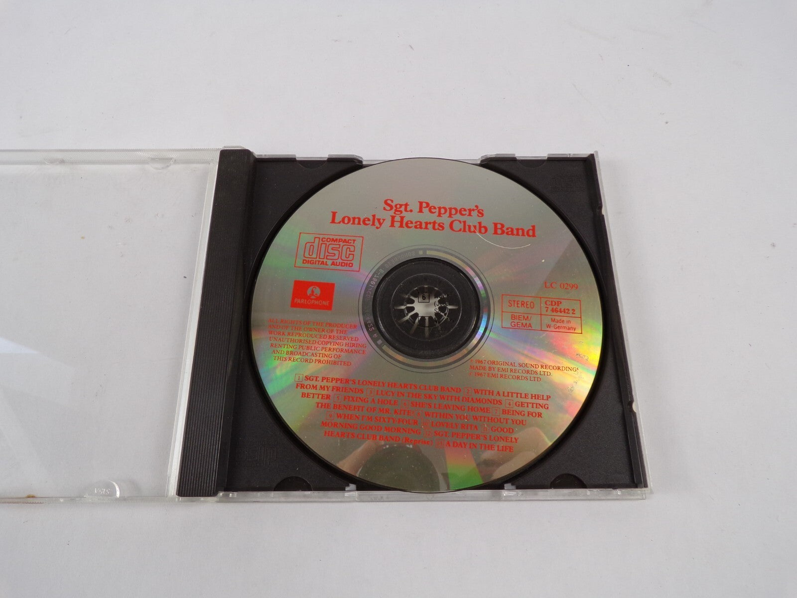 Sgt. Pepper's Lonely Hearts Club Band All Rights The Producer And Of The CD#5