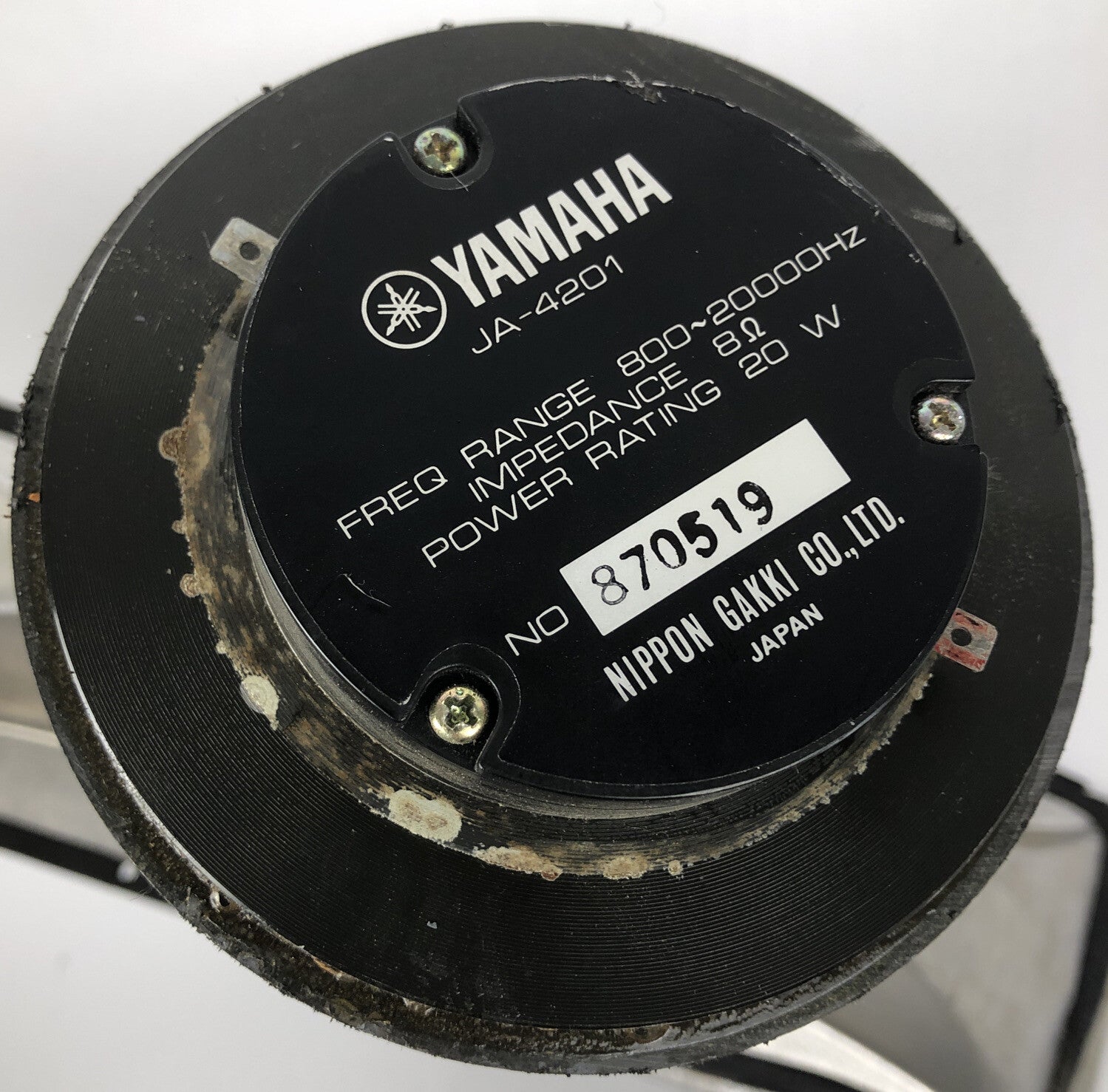 Yamaha JA 4201 S4115H  HORN TWEETER 20W  8 Ohms Original - Free Shipping