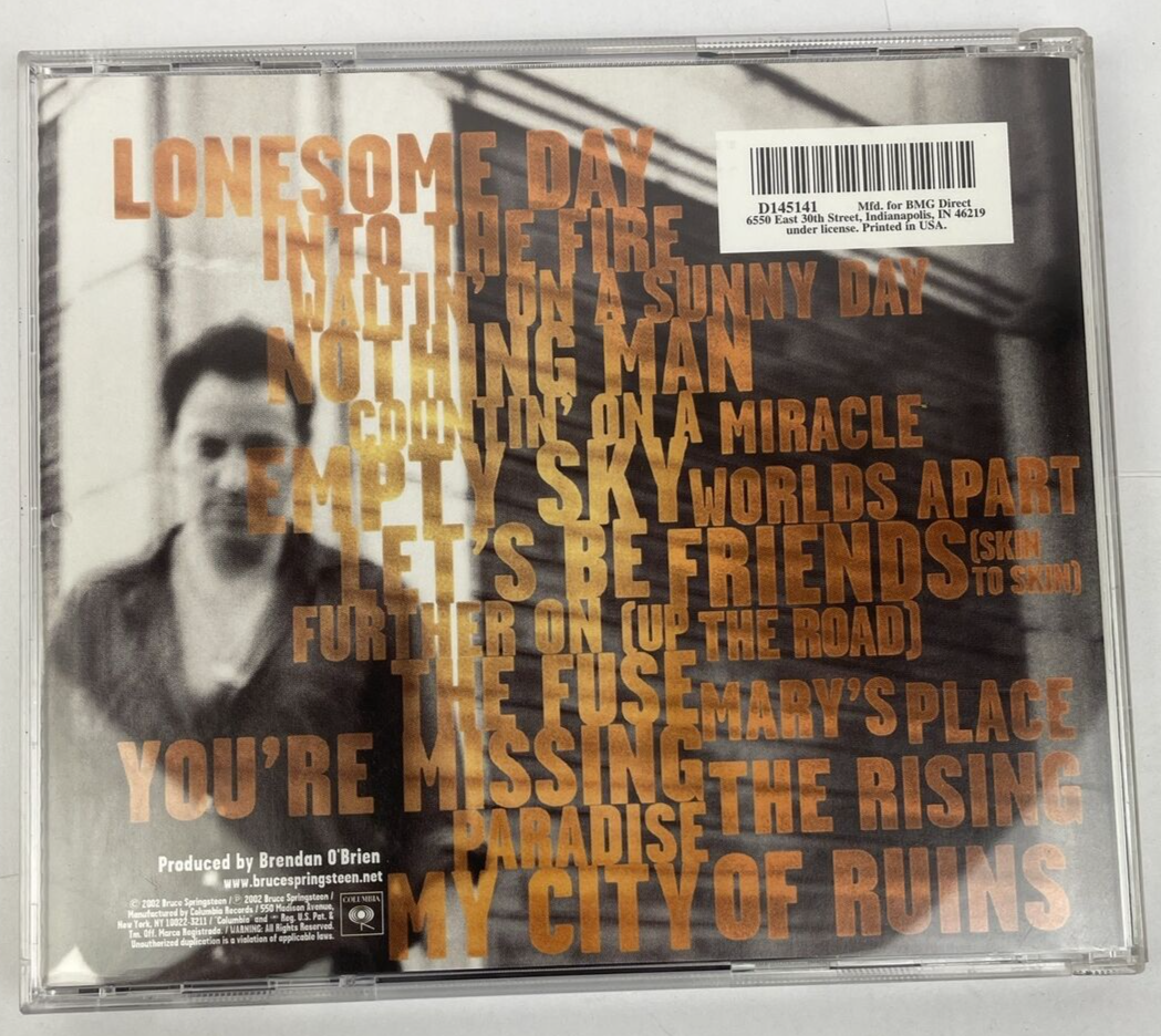 BRUCE SPRINGSTEEN - The Rising (CD, 2002 Columbia) 2002 COLUMBIA Records -     S