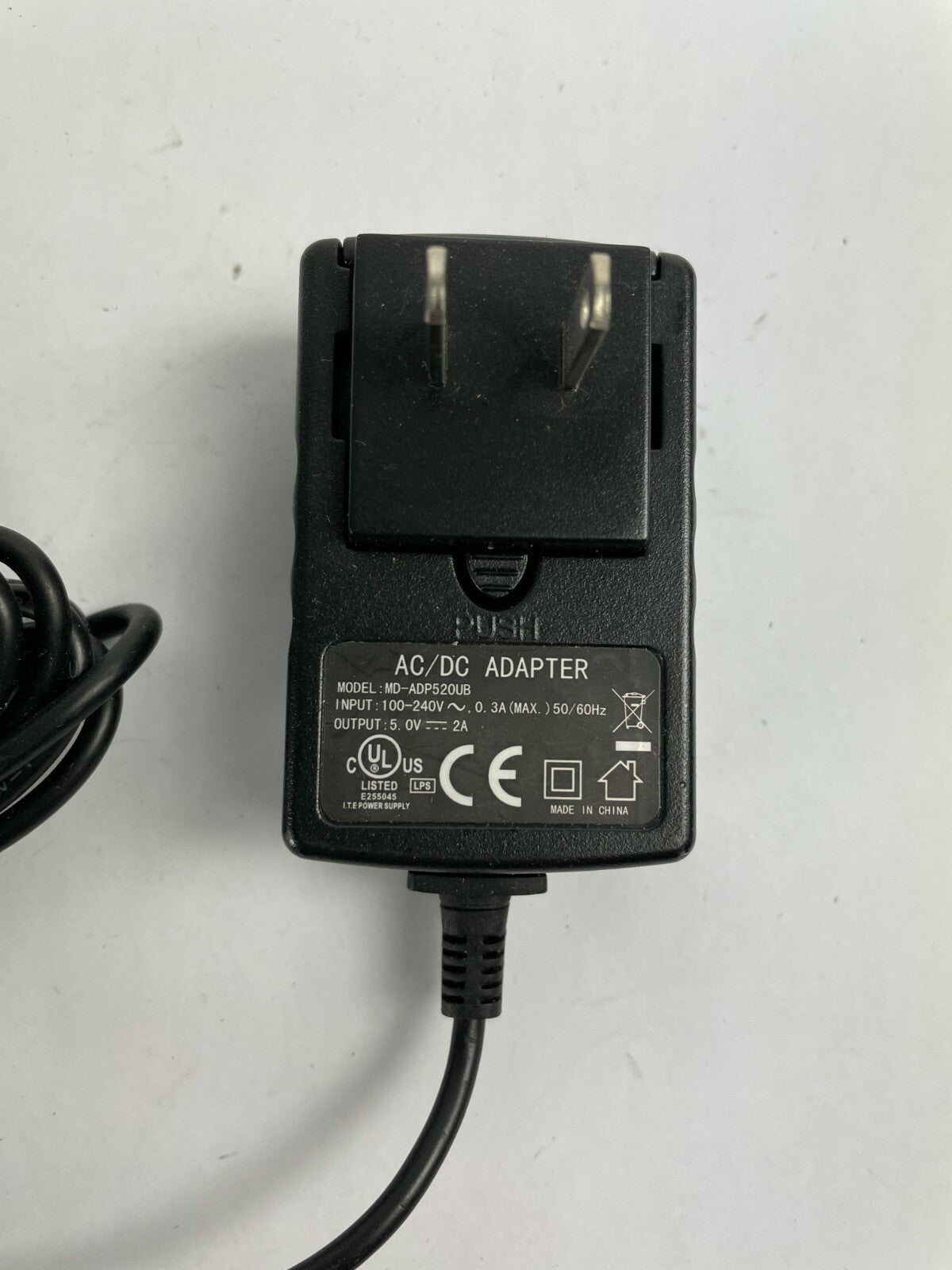 Genuine Ac Adapter MD-ADP520UB Output 5 V 2 A Power Supply Adapter A91