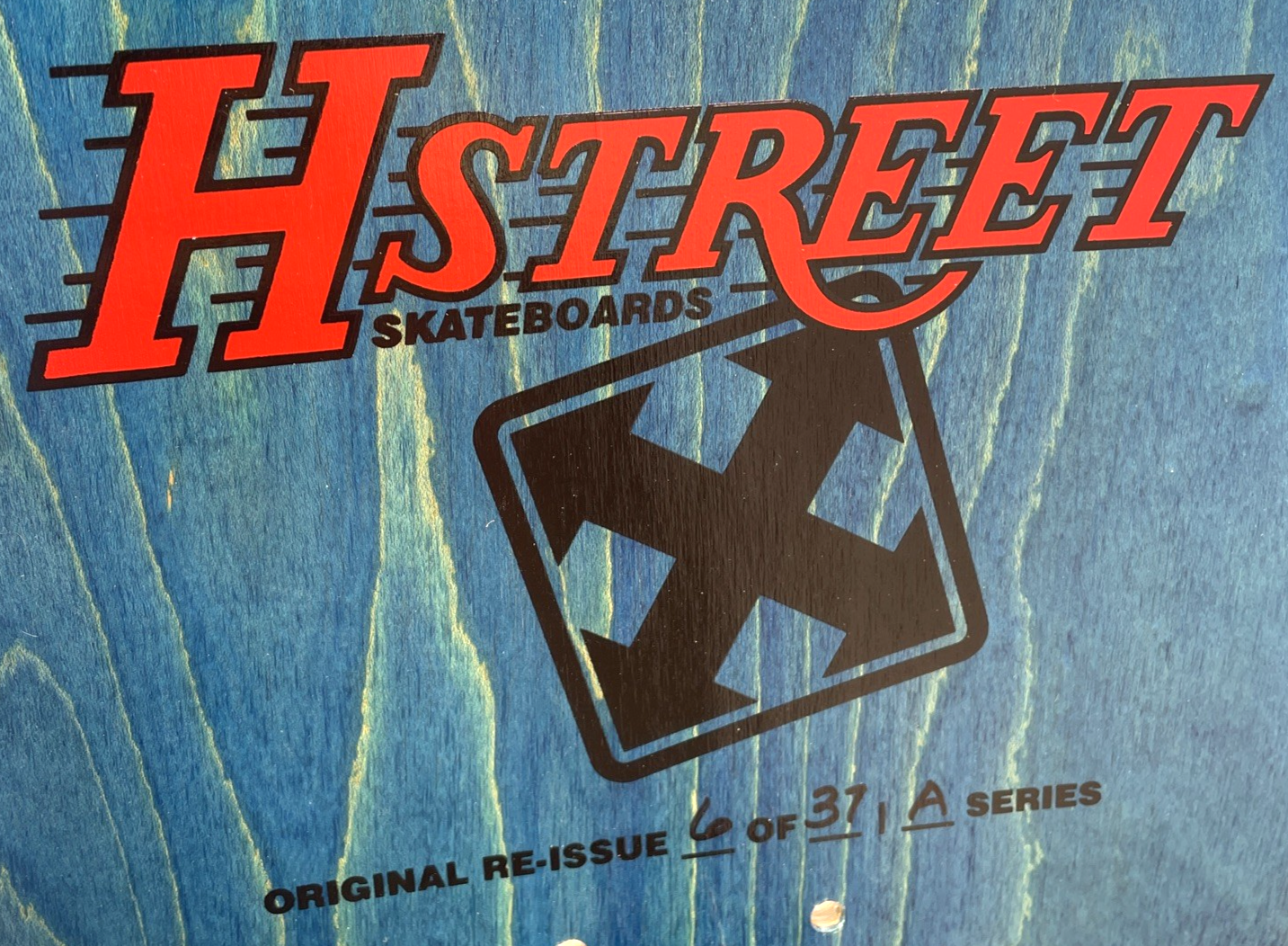 H-STREET SKATEBOARDS ART GODOY 1988 Sea Turtle SKATEBOARD DECK USA MADE A Series