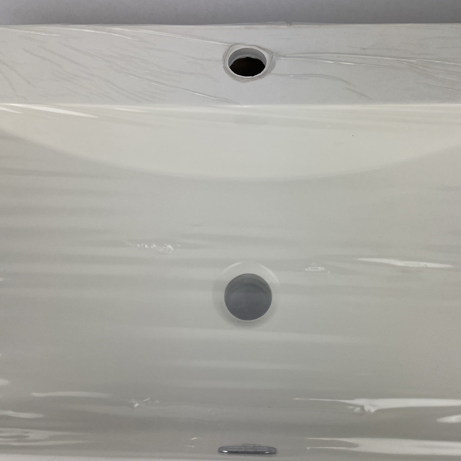 NEPTUNE PRODUCTS 28" x 17" White Drop-In Bathroom Sink Ceramic Rectangle White