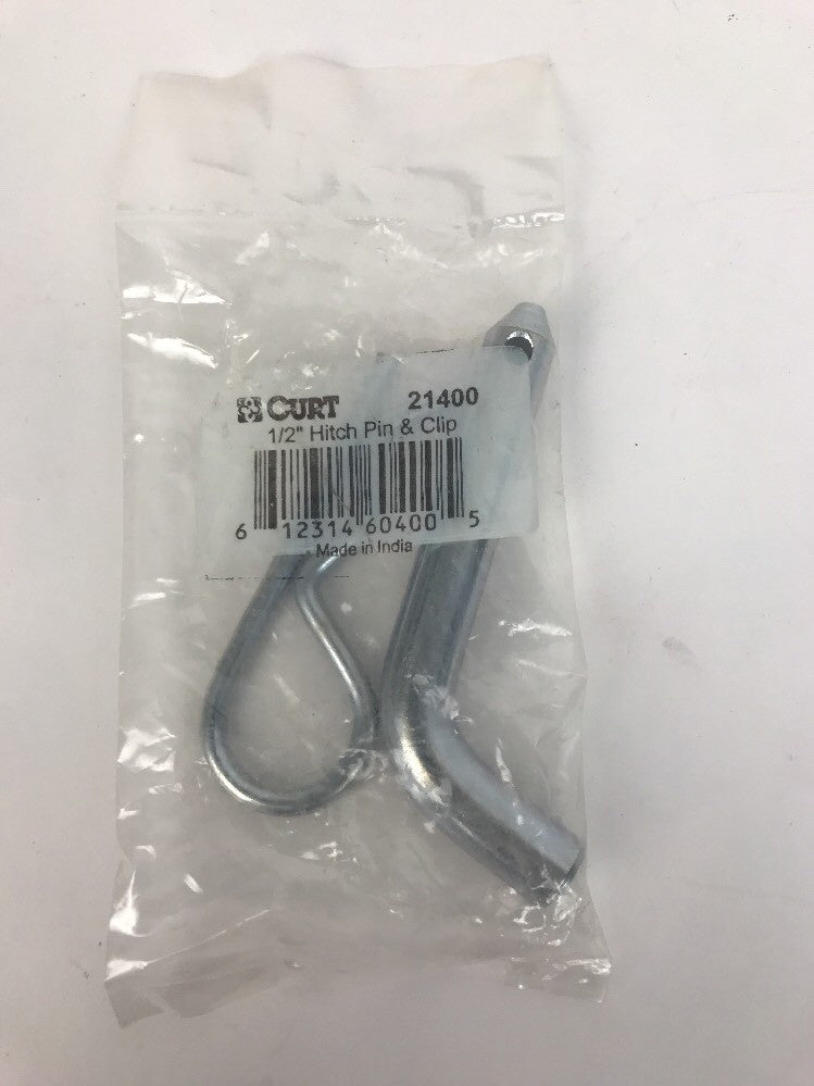 Curt 21400 Hitch Pin and Clip 1/2" Pin Fits 1 1/4" Receivers