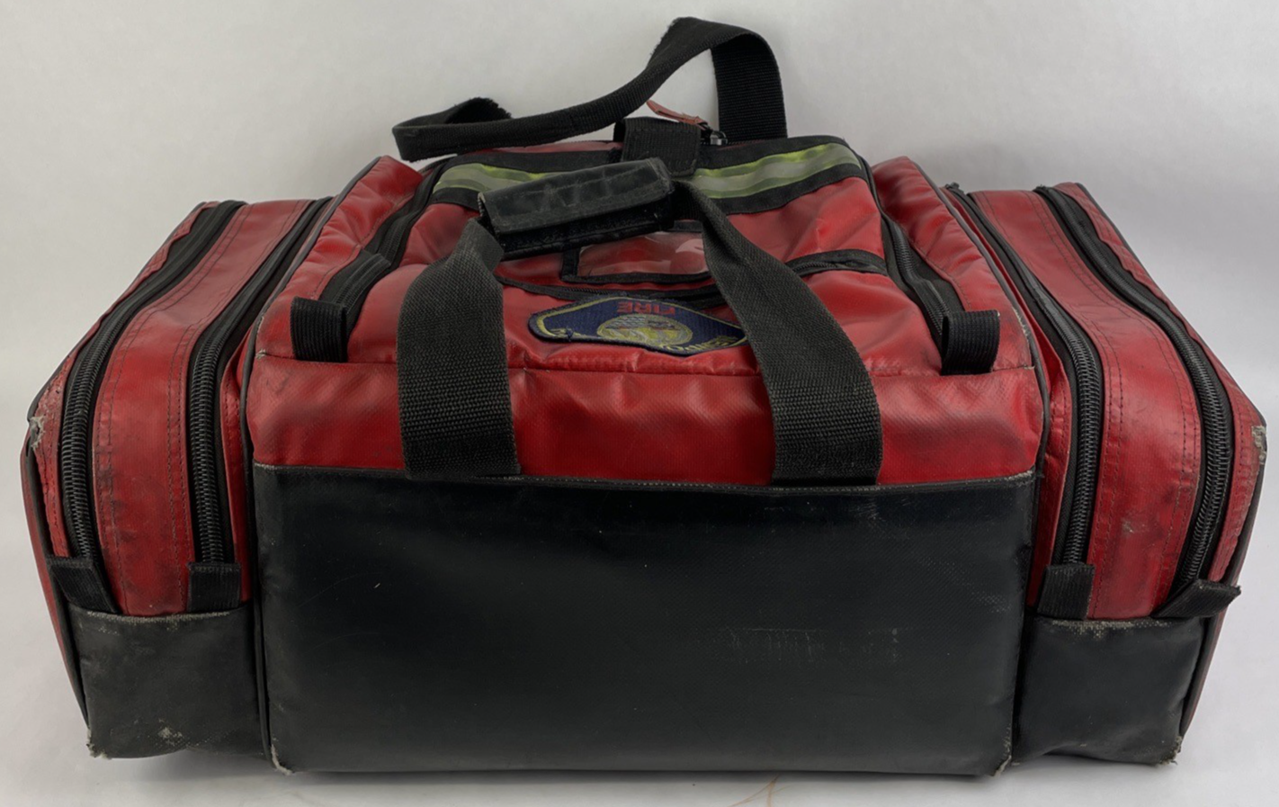 FIREFIGHTER Paramedic Equipment Padded Duffel Bag NEWPORT BEACH FIRE DEPT.  RARE