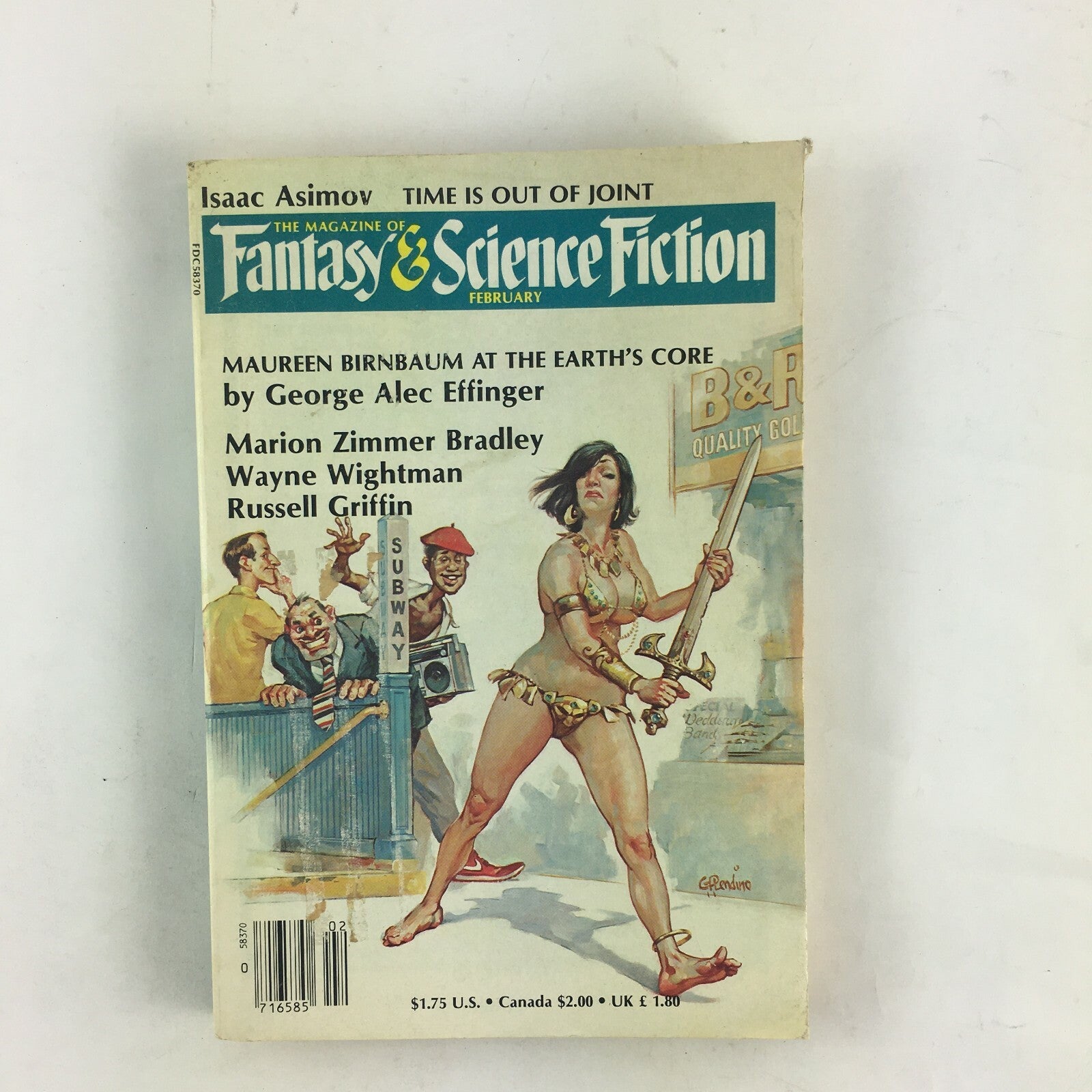 February Fantasy & Science Fiction Magazine MaureenBirnabaum GeorgeAlec Effinger