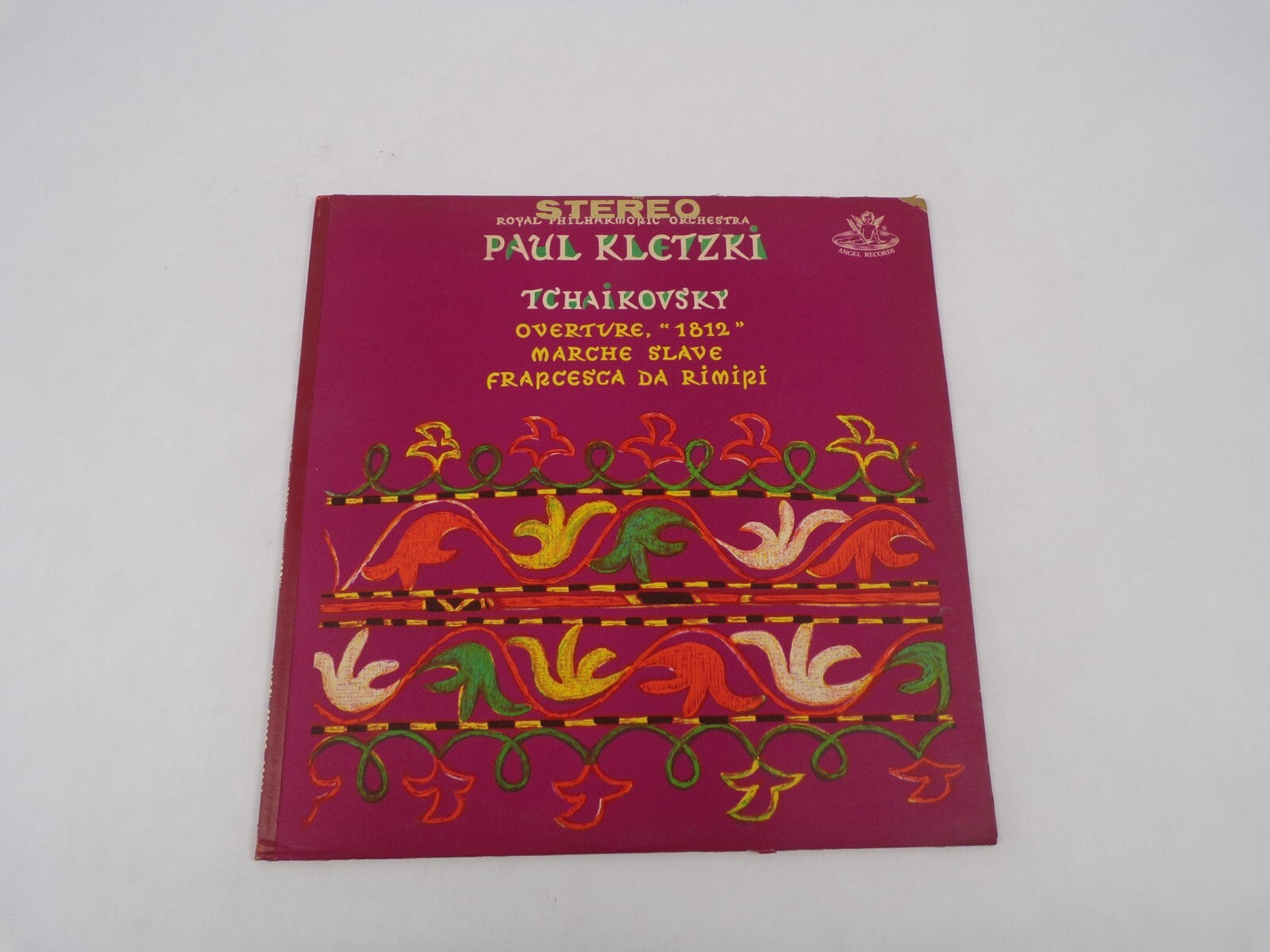 Paul Klctzki Tchaikovsky Overture Marche Slave Vinyl Record