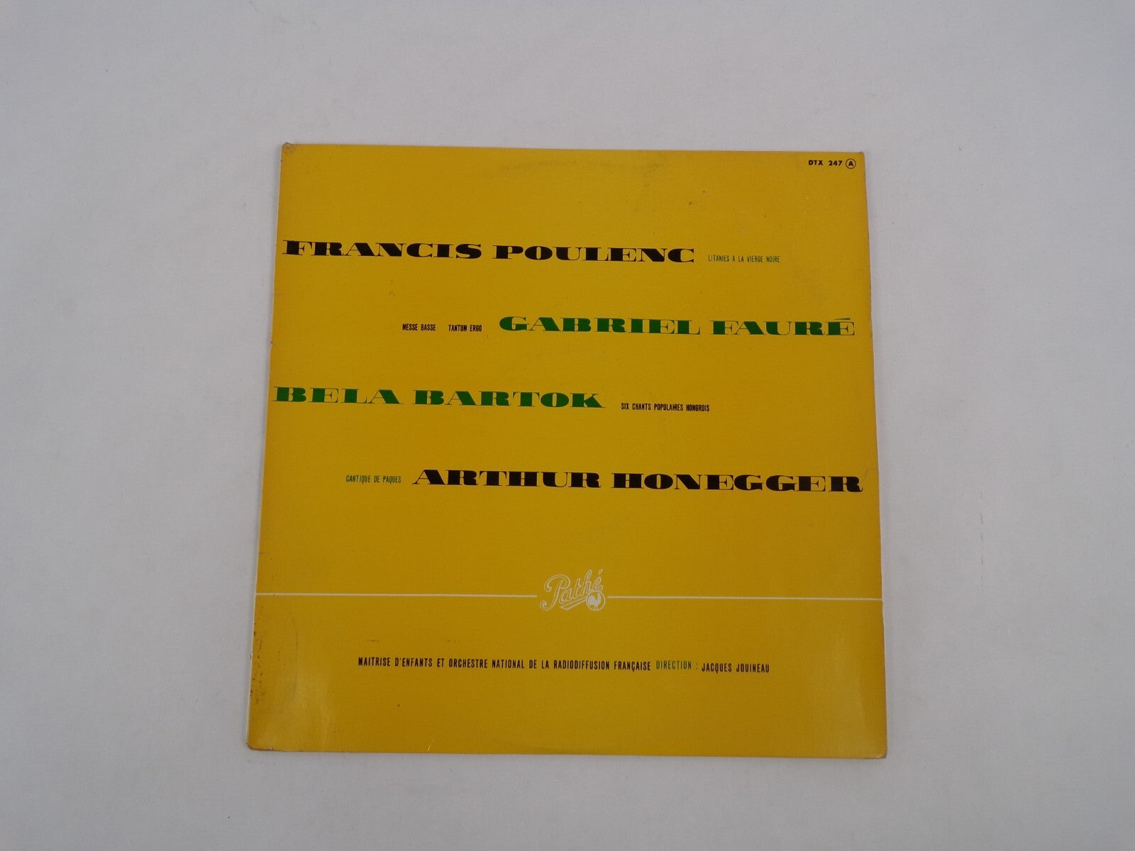 Francis Poulenc Litanies A La Vierge Gabriel Faure Bela Bartok Arthur Honegger