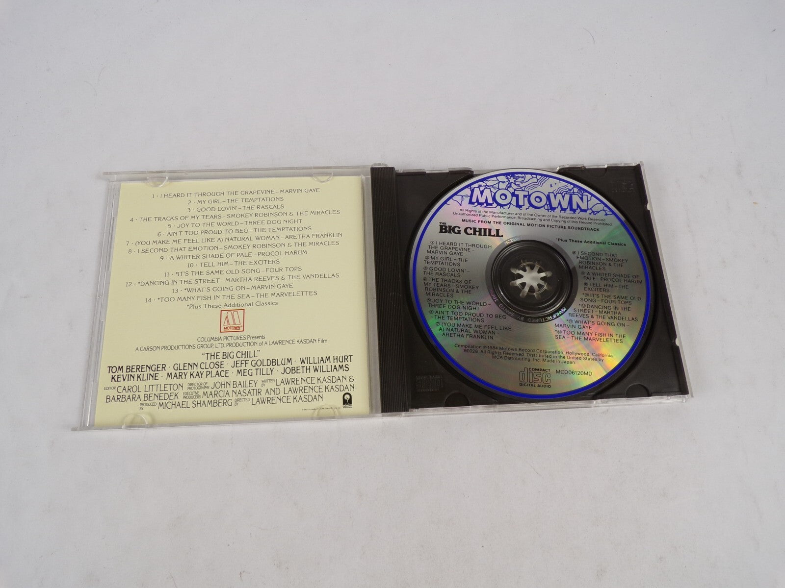 The Big Chill Original Motion Picture Soundtrack Plus Additional Classics CD#54