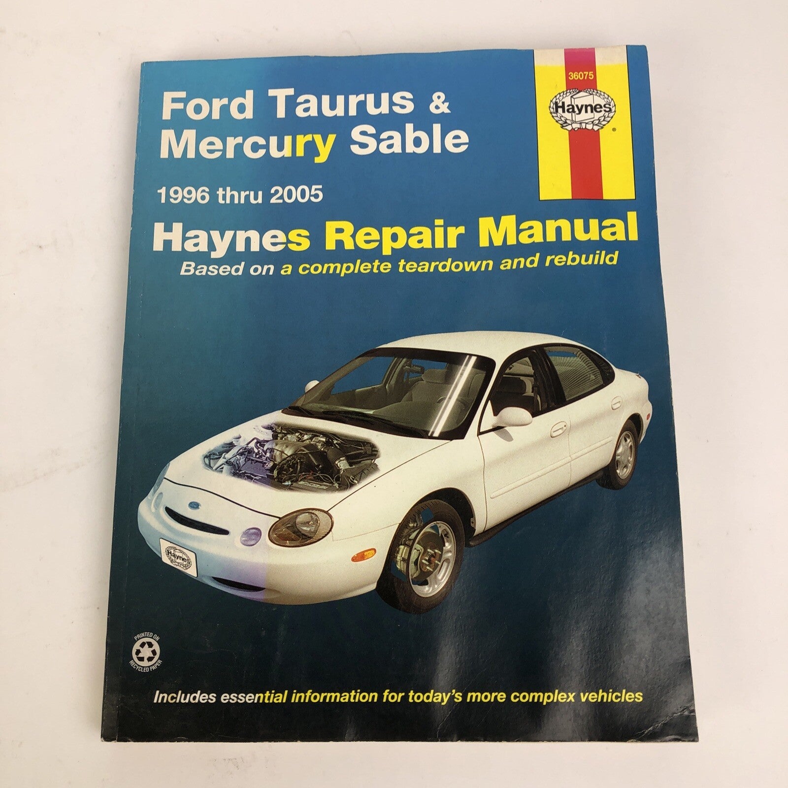 FORD TAURUS MERCURY SABLE 1996 thru 2001 Haynes Repair Manual  36075
