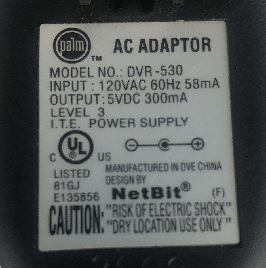 Palm DVR-530, AC Power Supply Adapter 5V DC 300mA OEM - A28  Free Shipping