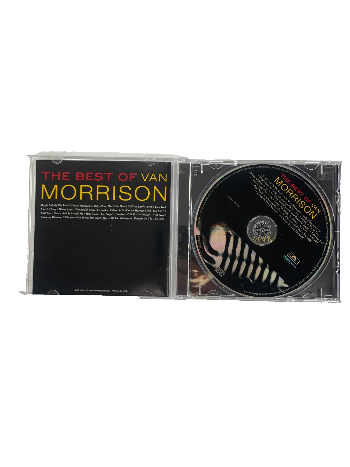 The Best of Van Morrison Bright Side Of The Road Gloria Moondance CD#10