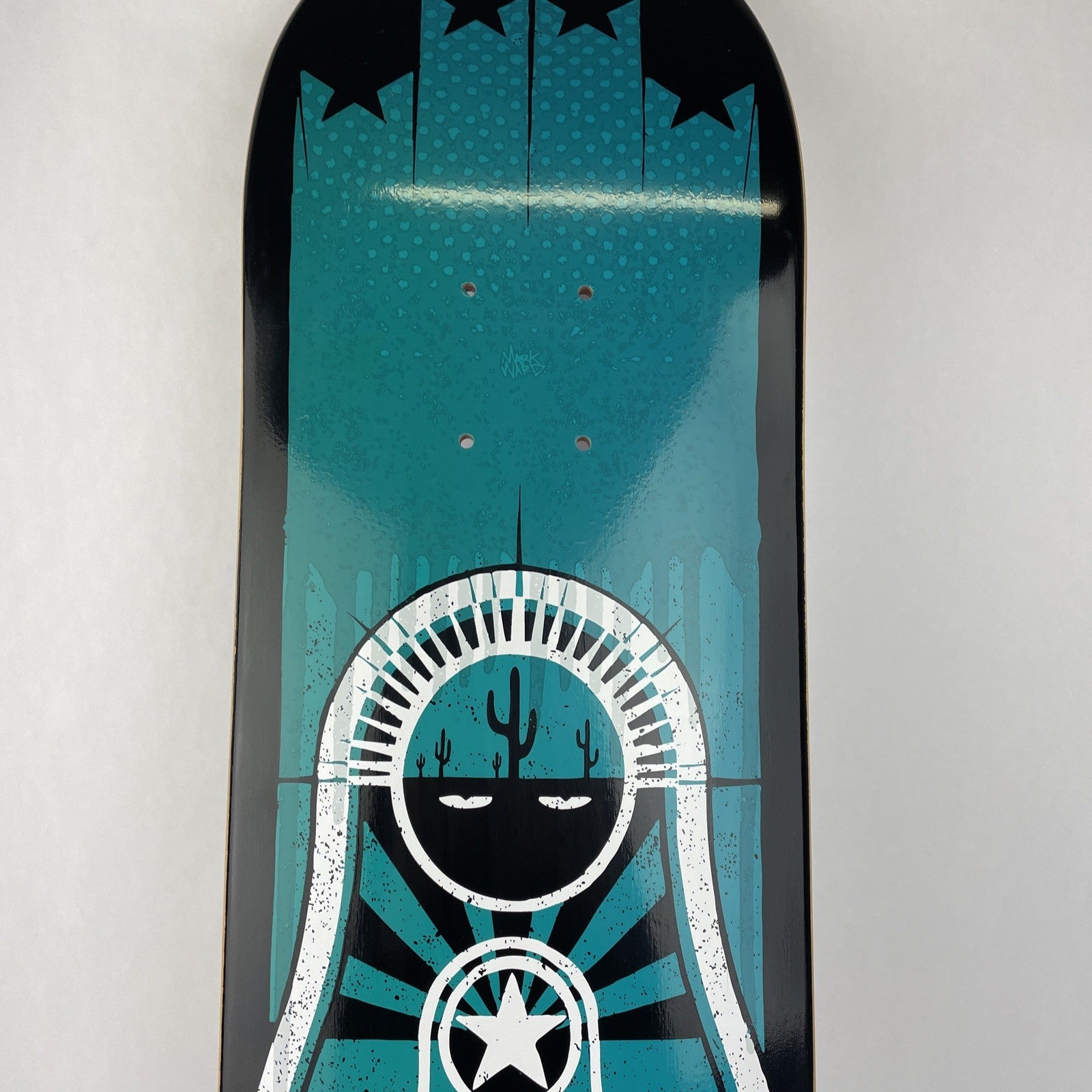 Vintage BLUEPRINT Skateboards Deck 7 7/8" Marty Murawski Babushka Purple Stain