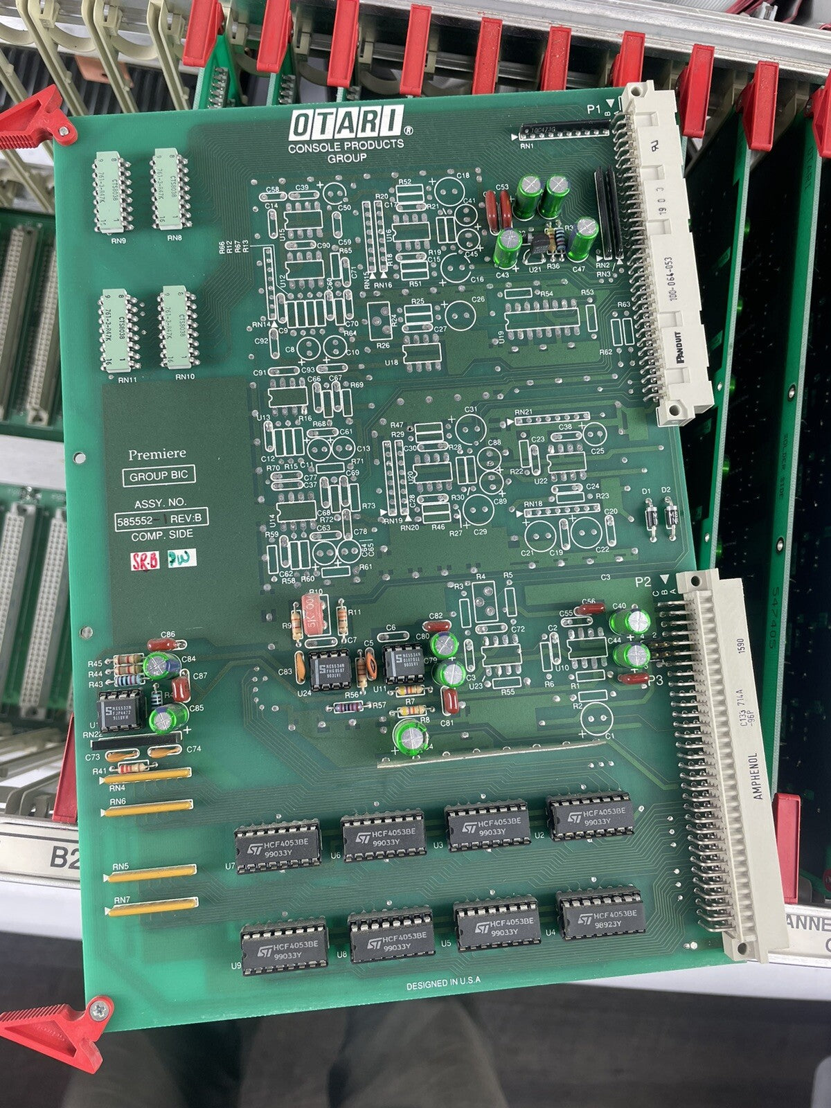 Lot of Otari Series 54 S54 – Circuit panel boards for console mixer