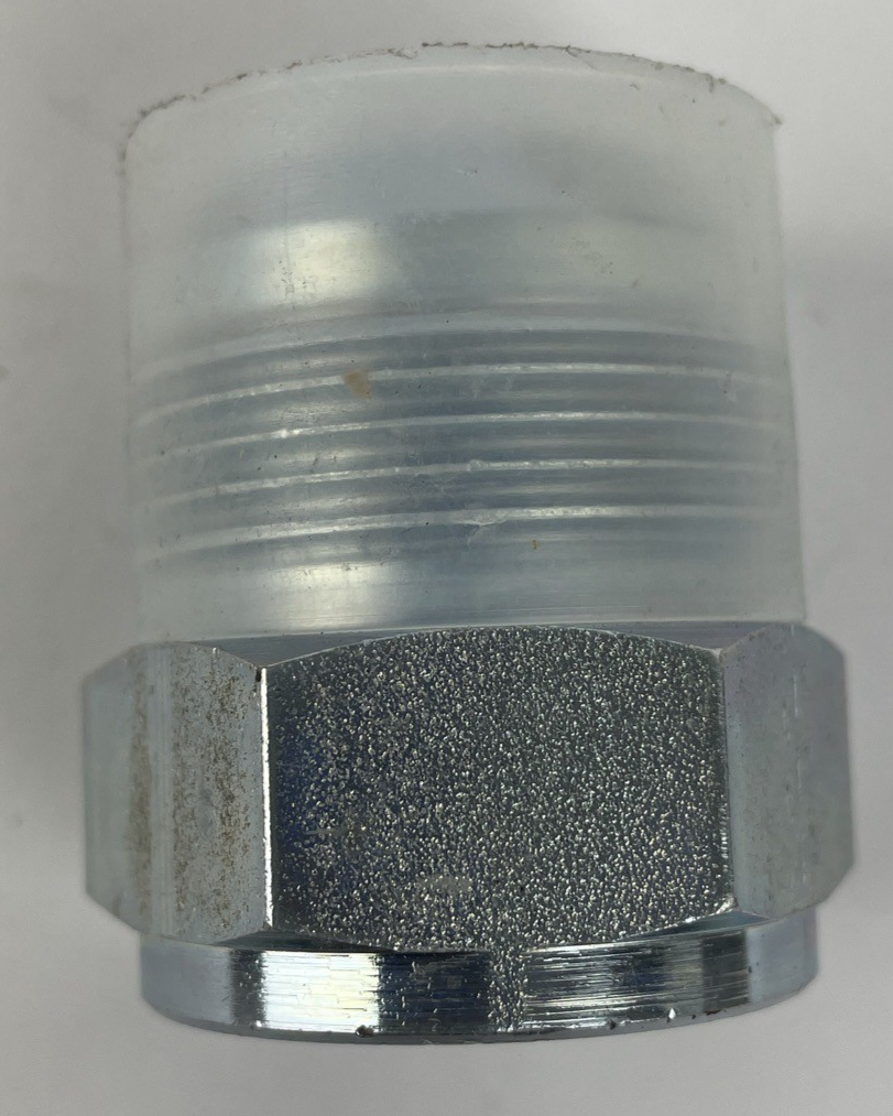 Joint Industry Council 1" Female x 1 1/4" Male JIC Hydraulic Adapter Plug w