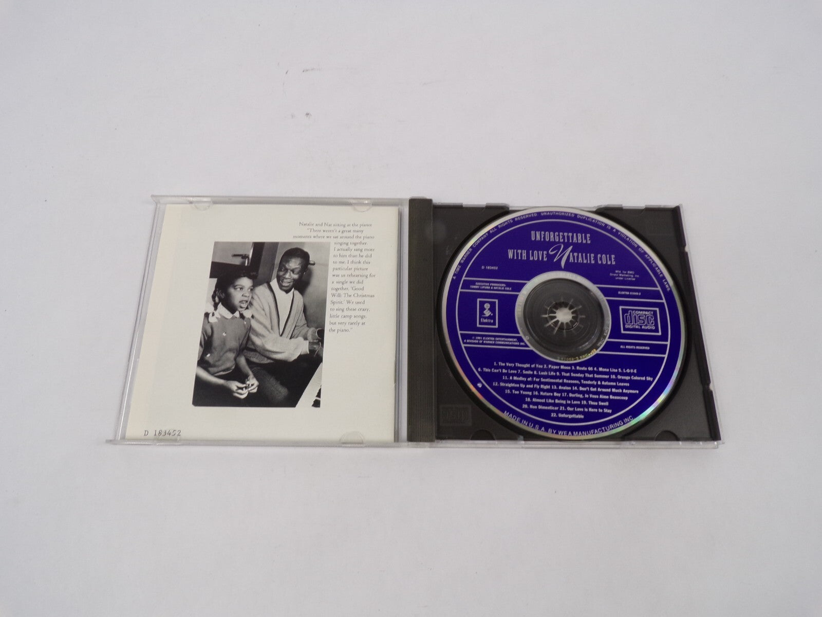 Unforgettable With Love Natalie Cole The Very Thought Papaer Moon Route CD#67