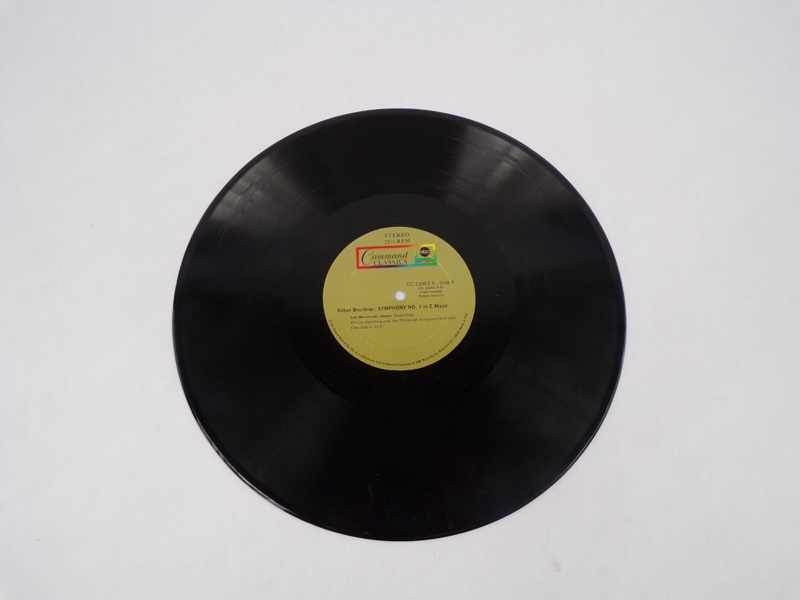 Bruckner William Steinberg The Pittsburgh Symphony Orchestra Vinyl Record